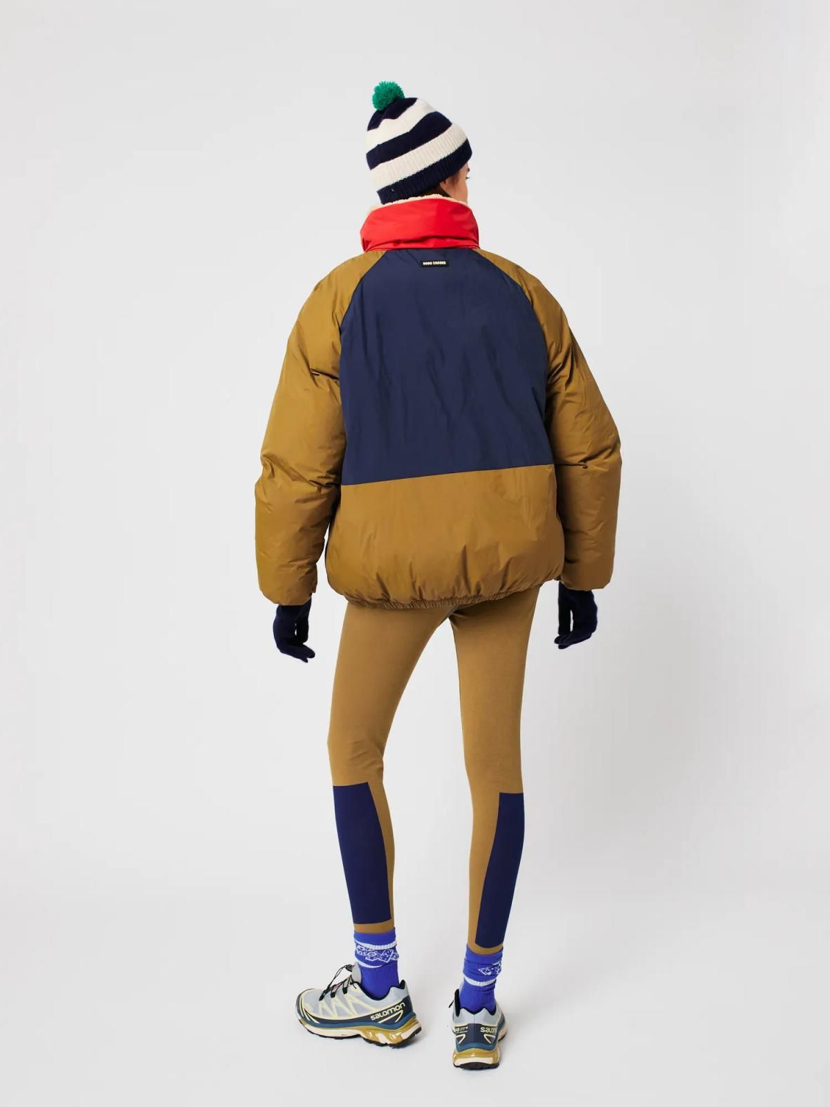 보보쇼즈 테크니컬 컬러블록 래글런 슬리브 패딩 점퍼 B225AD079 ONE COLOR 이미지 6