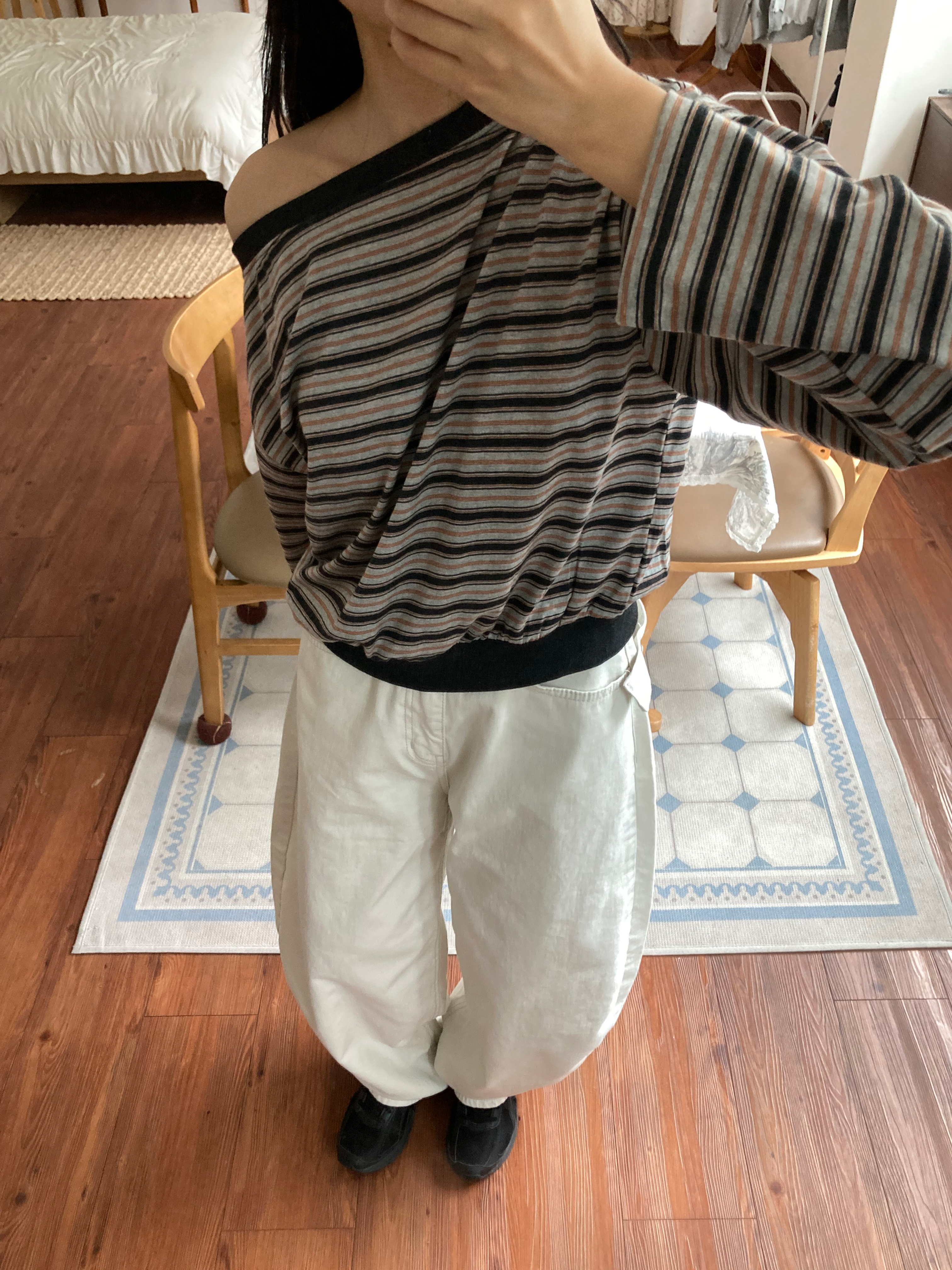 케리 스터드 벨트 팬츠 [2Color] - 상세 이미지 4