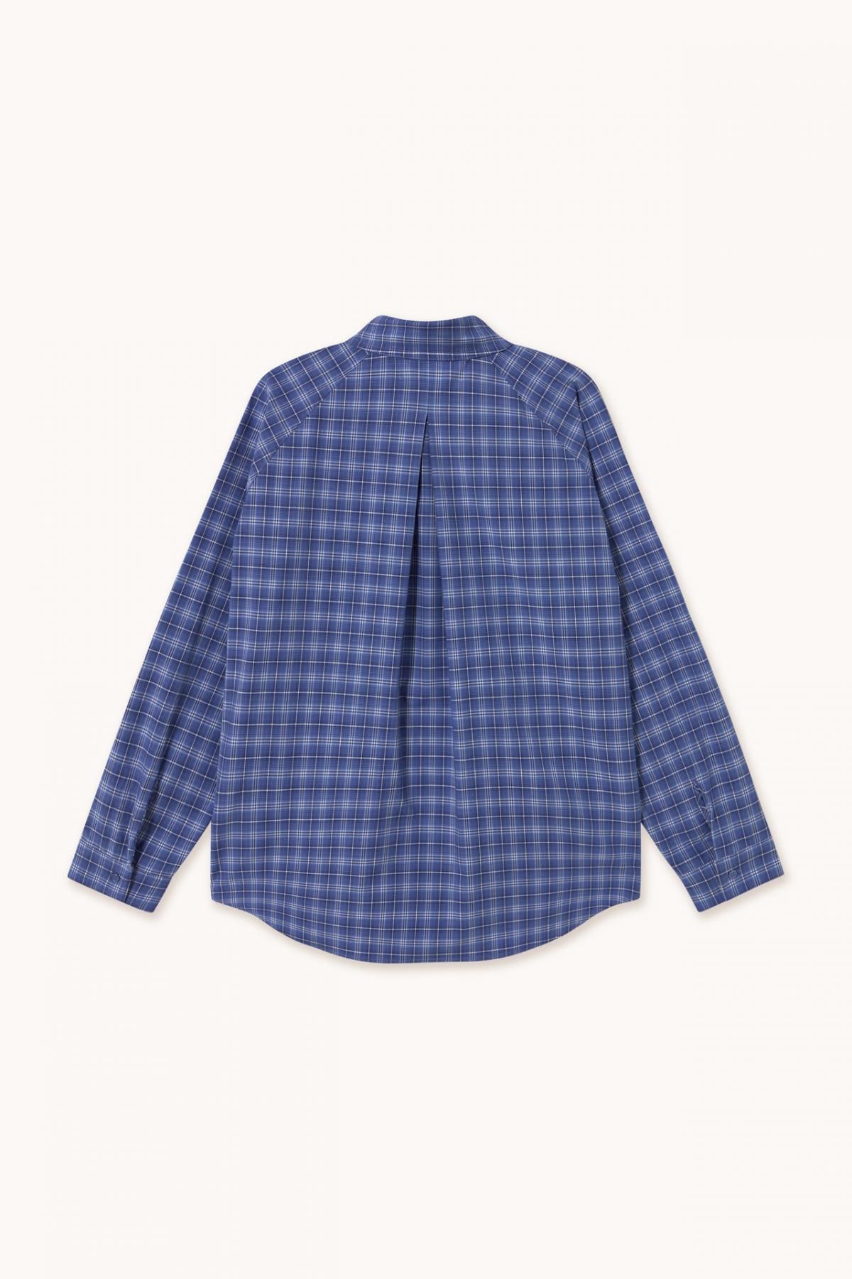 타이니코튼 체크패턴 베이직 긴팔 셔츠 SS25-703M86 ONE COLOR - 상세 이미지 4