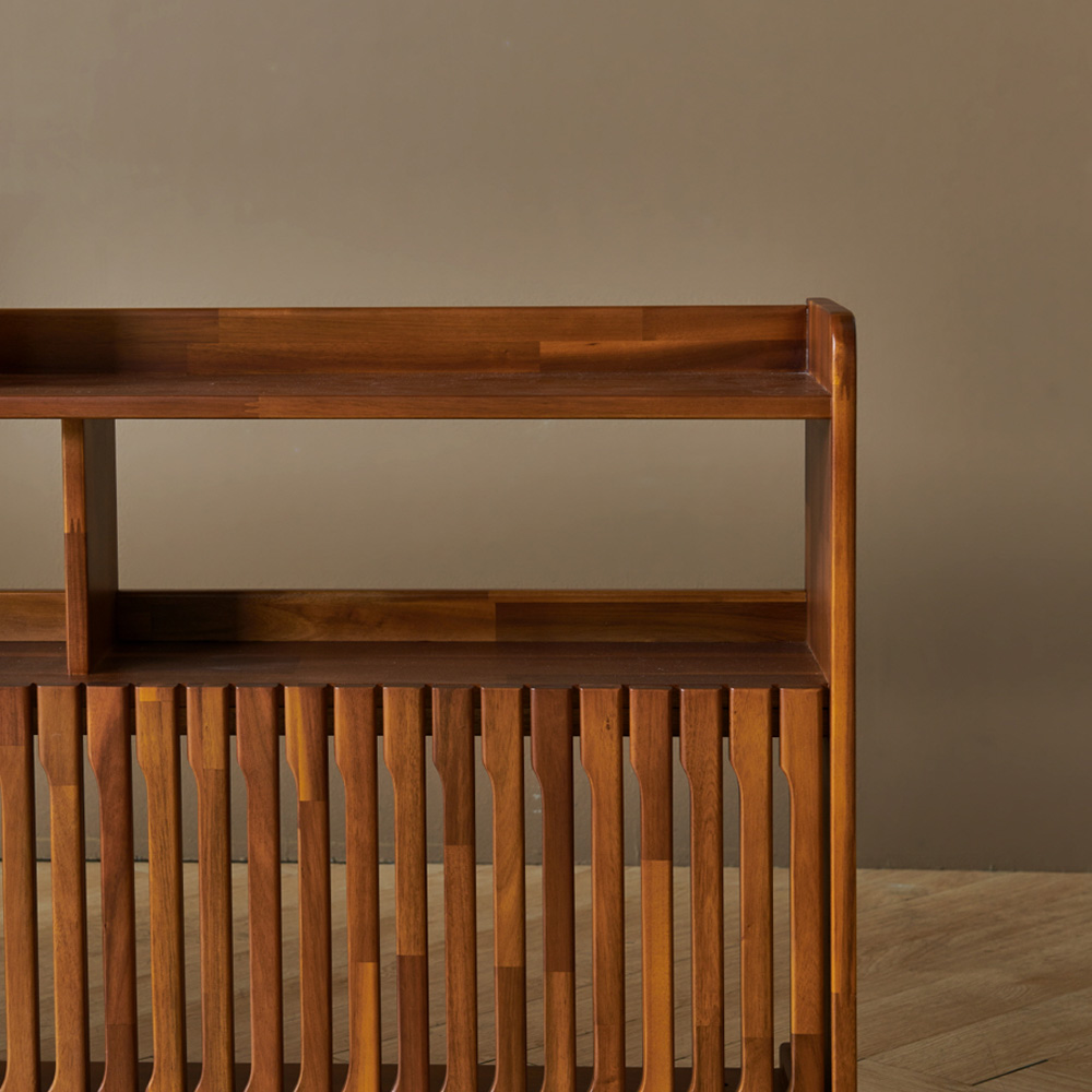 아카시아 원목 침대헤드 선반 S