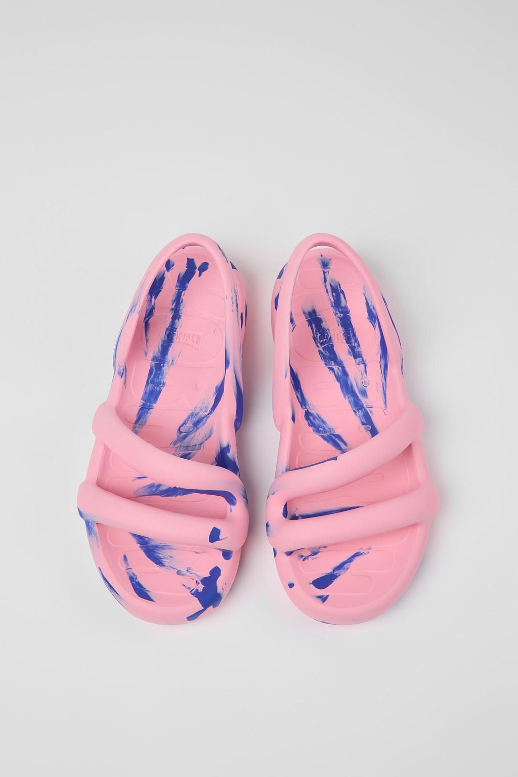 캠퍼 멀티컬러 유니섹스 친환경 스트랩 샌들 Kobarah Flat K201636-004 MULTICOLOR - 상세 이미지 4