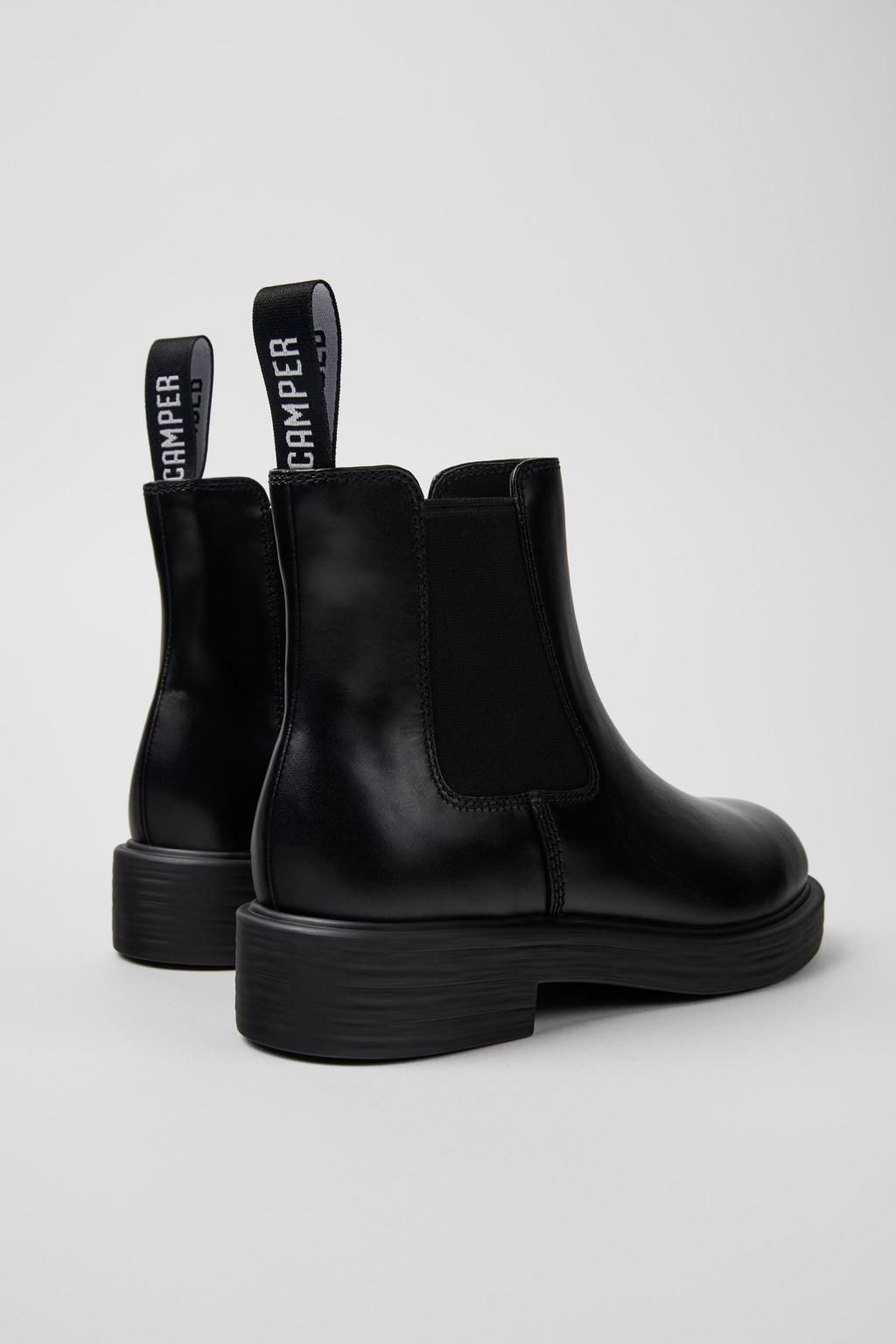 캠퍼 프리미엄 레더 앵클부츠 여성용 Dean K400761-001 BLACK - 상세 이미지 3