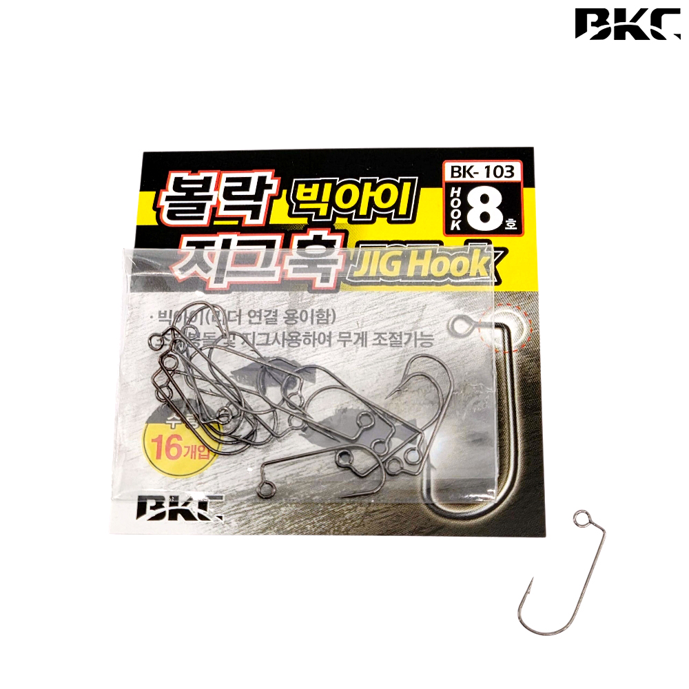 백경 볼락 빅아이 지그훅 볼락바늘 8호, NSB - 메인 이미지