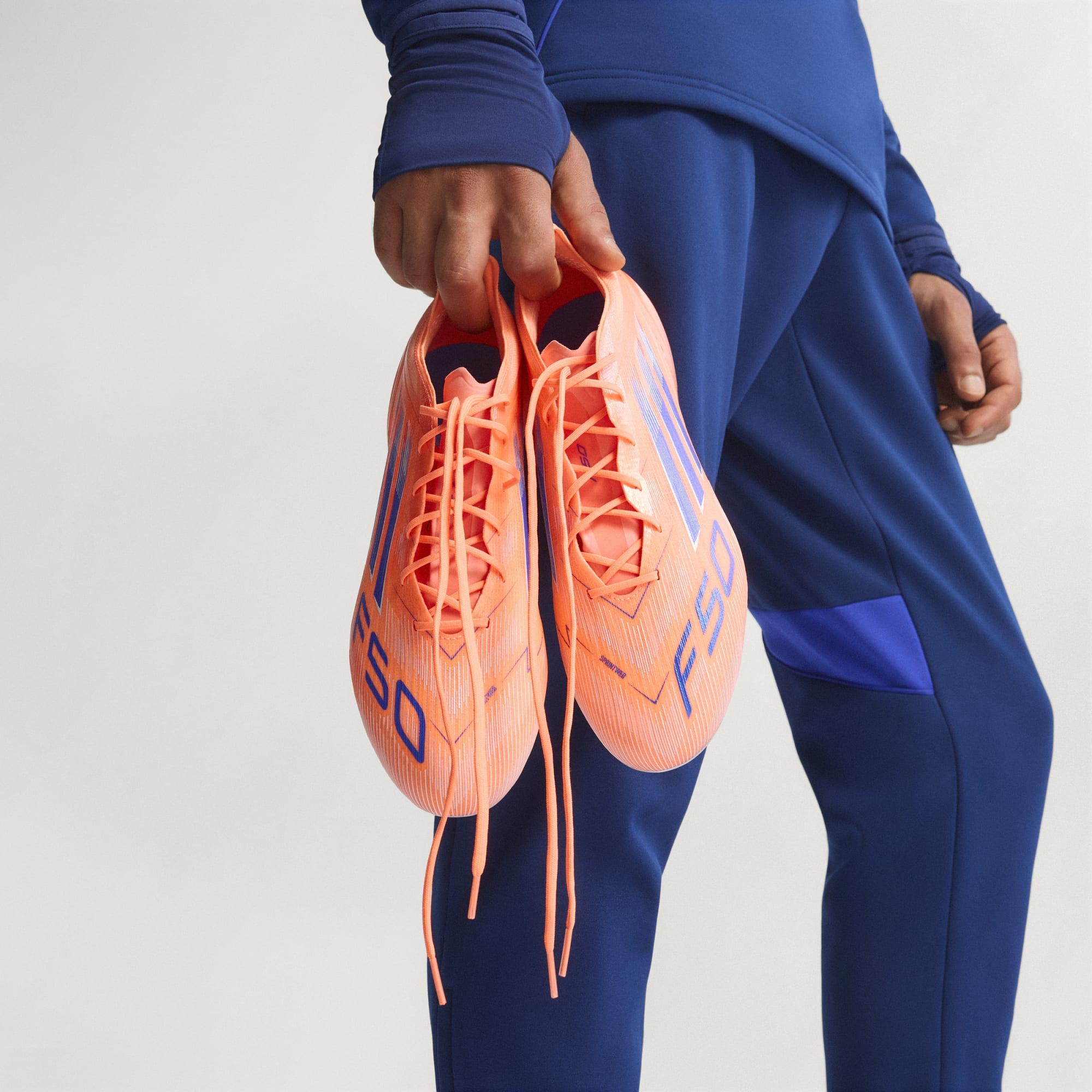 F50 Elite FG Cleats (Coral Blaze Pack) Beam Orange, US 13 - 상세 이미지 5
