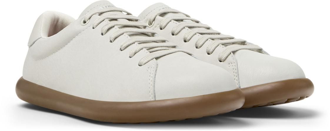캠퍼 베이직 레더 로우탑 스니커즈 Pelotas Soller K201819-003 WHITE - 상세 이미지 2