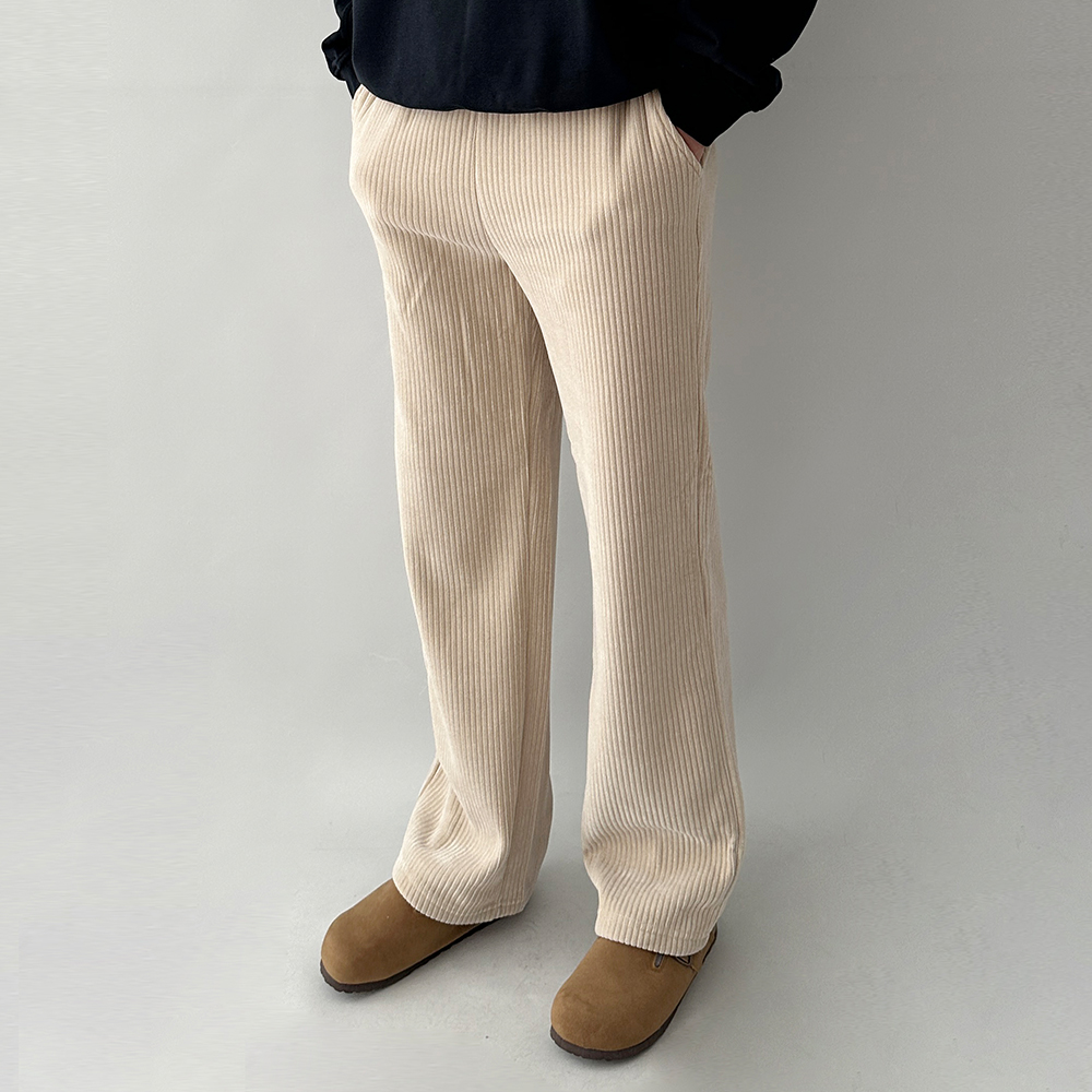 남성코듀로이팬츠 남자골덴바지 와이드팬츠 - 상품 이미지