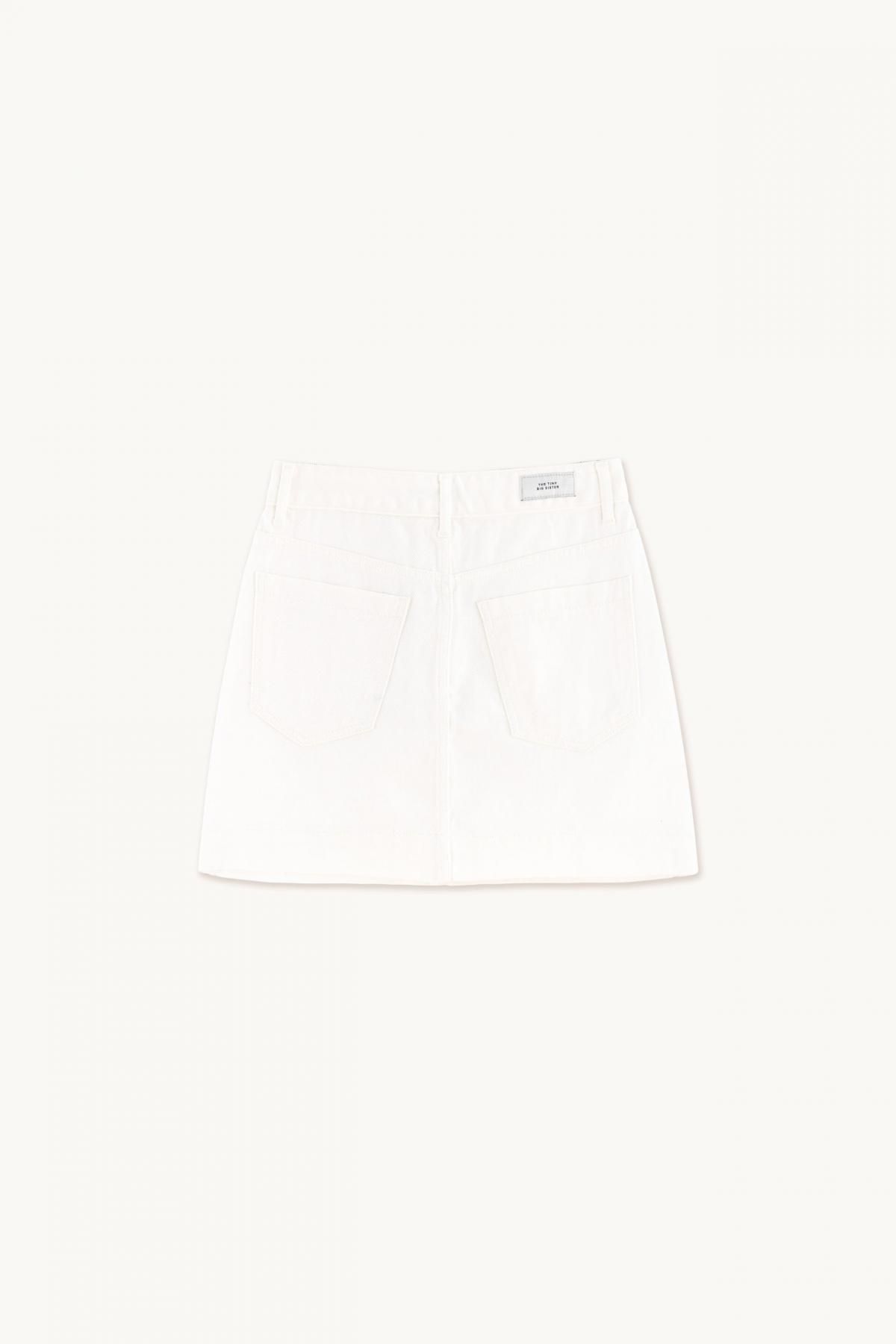 타이니코튼 데님 오프화이트 미니 스커트 TTBS-017104 ONE COLOR - 상세 이미지 2