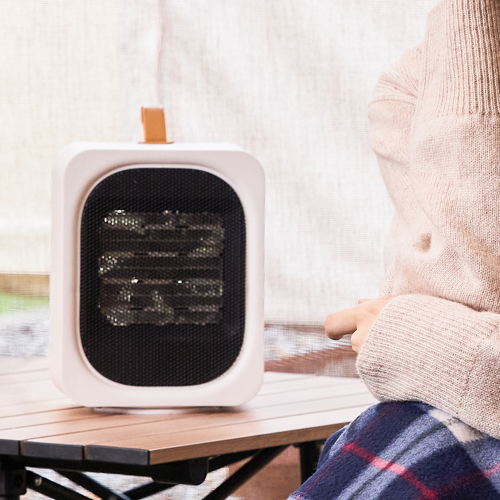 한일 미니 온풍기 욕실 사무실 캠핑 화장실 가정용 소형 휴대용 히터 HEF-1000UE