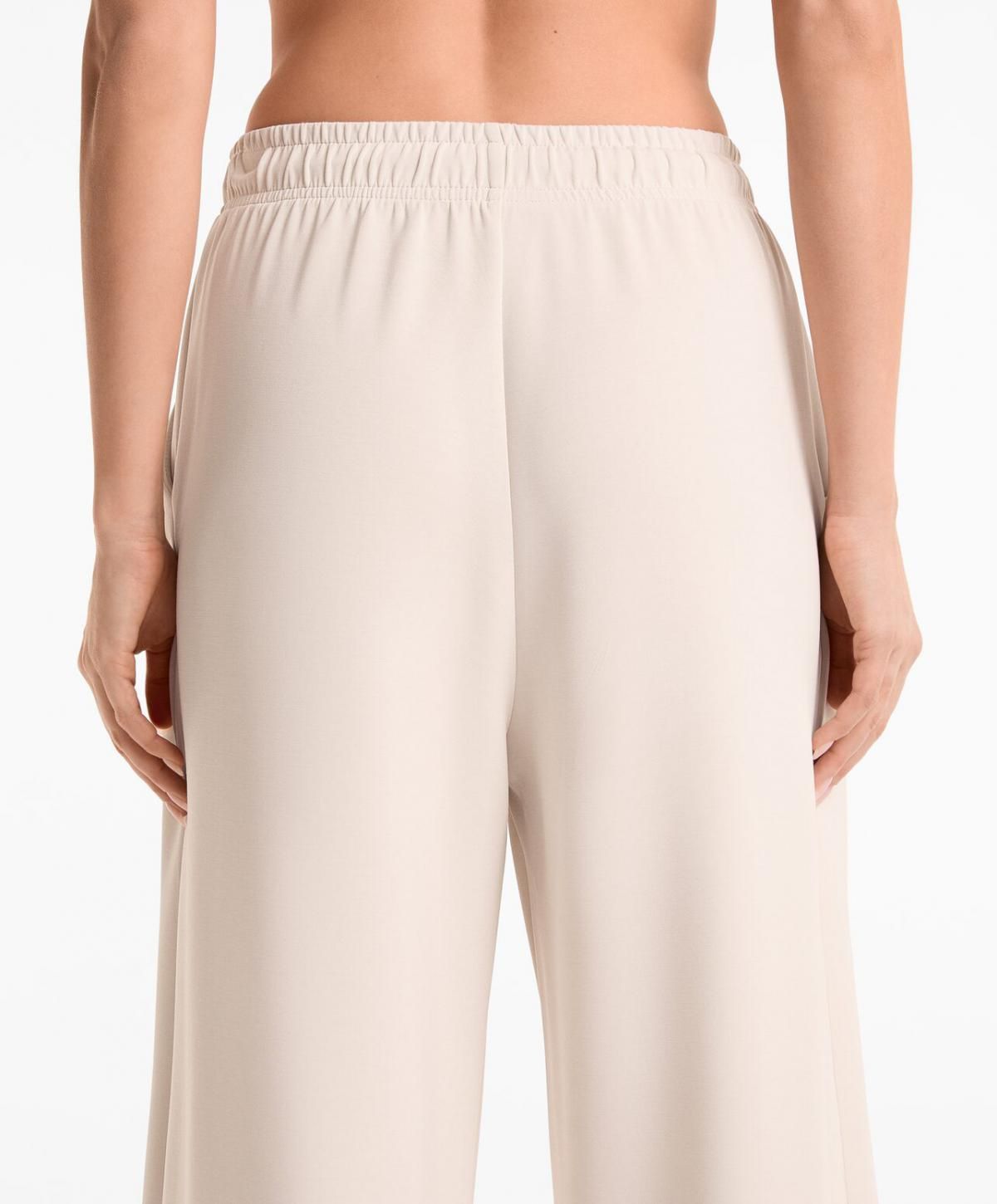 오이쇼 소프트 모달 크롭 와이드 팬츠 6235/792 STONE - 상세 이미지 3