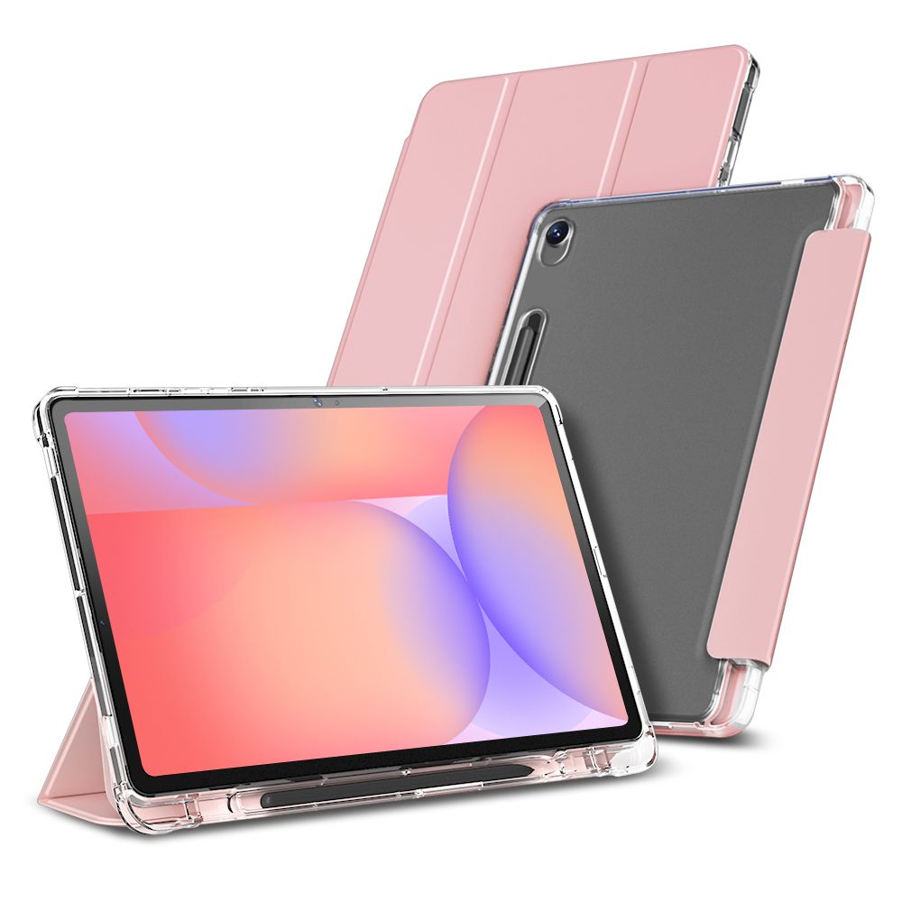 고부기 펜수납 거치대 스마트커버 클리어매트 케이스 핑크, 갤럭시 탭 S10 라이트 - 상품 이미지