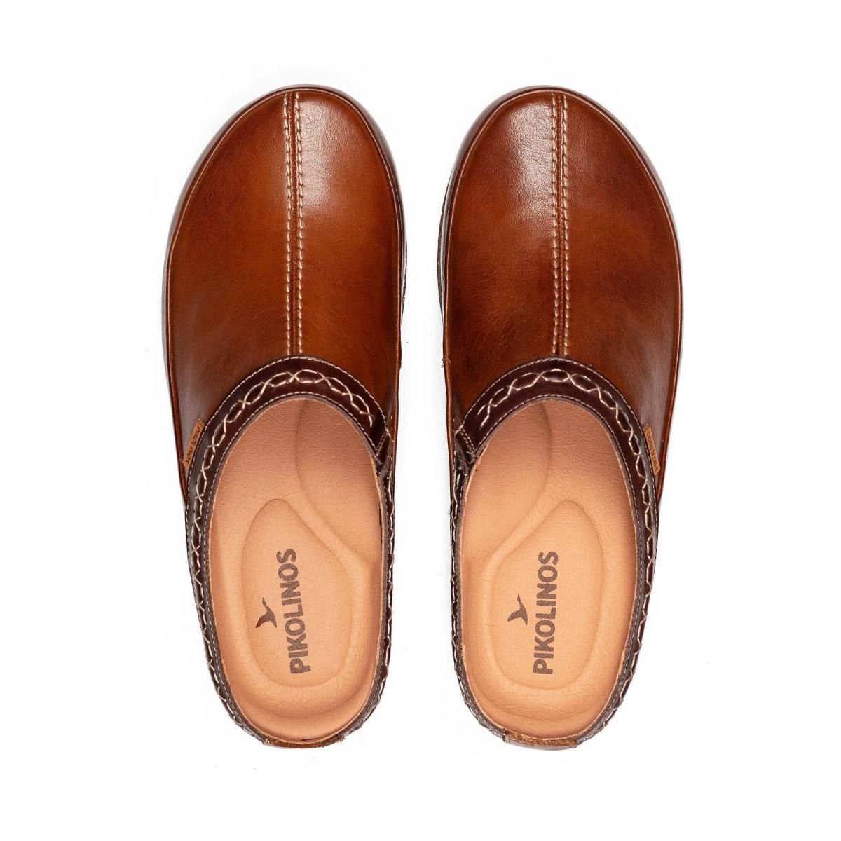 피콜리노스 컴포트 브라운 클로그 GRANADA W0W-3922C1 CUERO 이미지 6