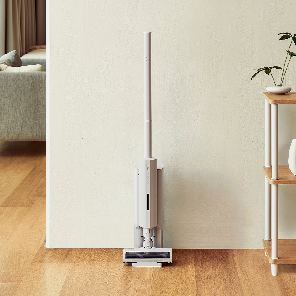 쿠쿠 초경량 스테이션 청소기 파워클론 Hyper 노블 화이트 CVC-HNLE0730NW