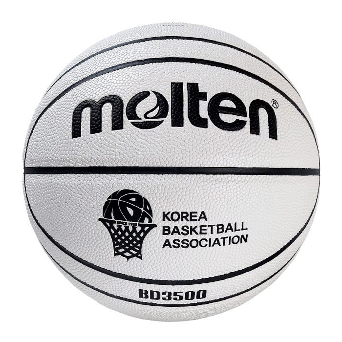 몰텐 - B6D3500-W-2-KBA(IO로고있음) 6호 농구공 화이트컬러 - 상품 이미지
