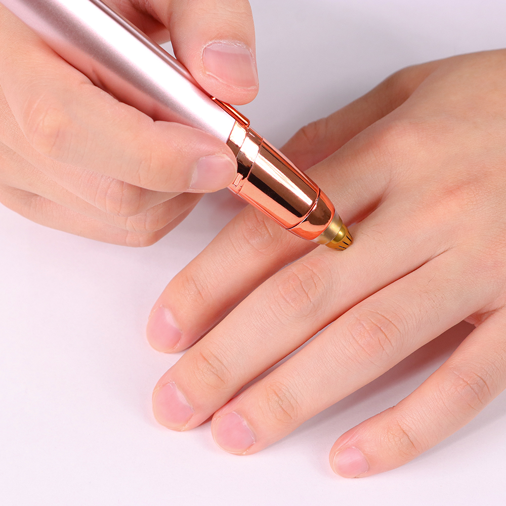 헤이버 1+1 브로우핏 전동 눈썹정리기 바리깡 잔털 지우개 면도기