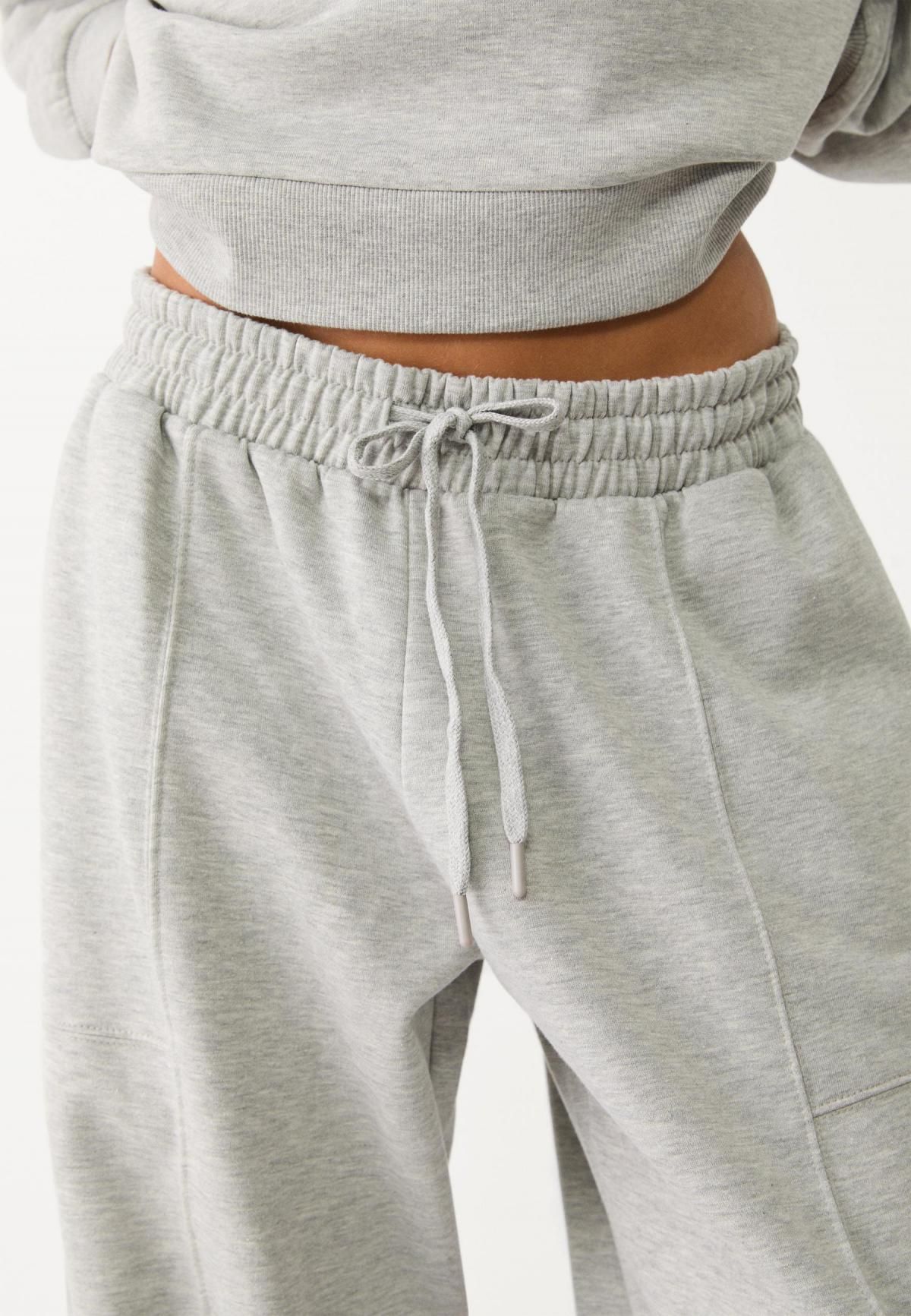 스트라디바리우스 테크니컬 와이드핏 조거 팬츠 벌룬 플러시 7660/589 GREY MELANGE - 상세 이미지 2