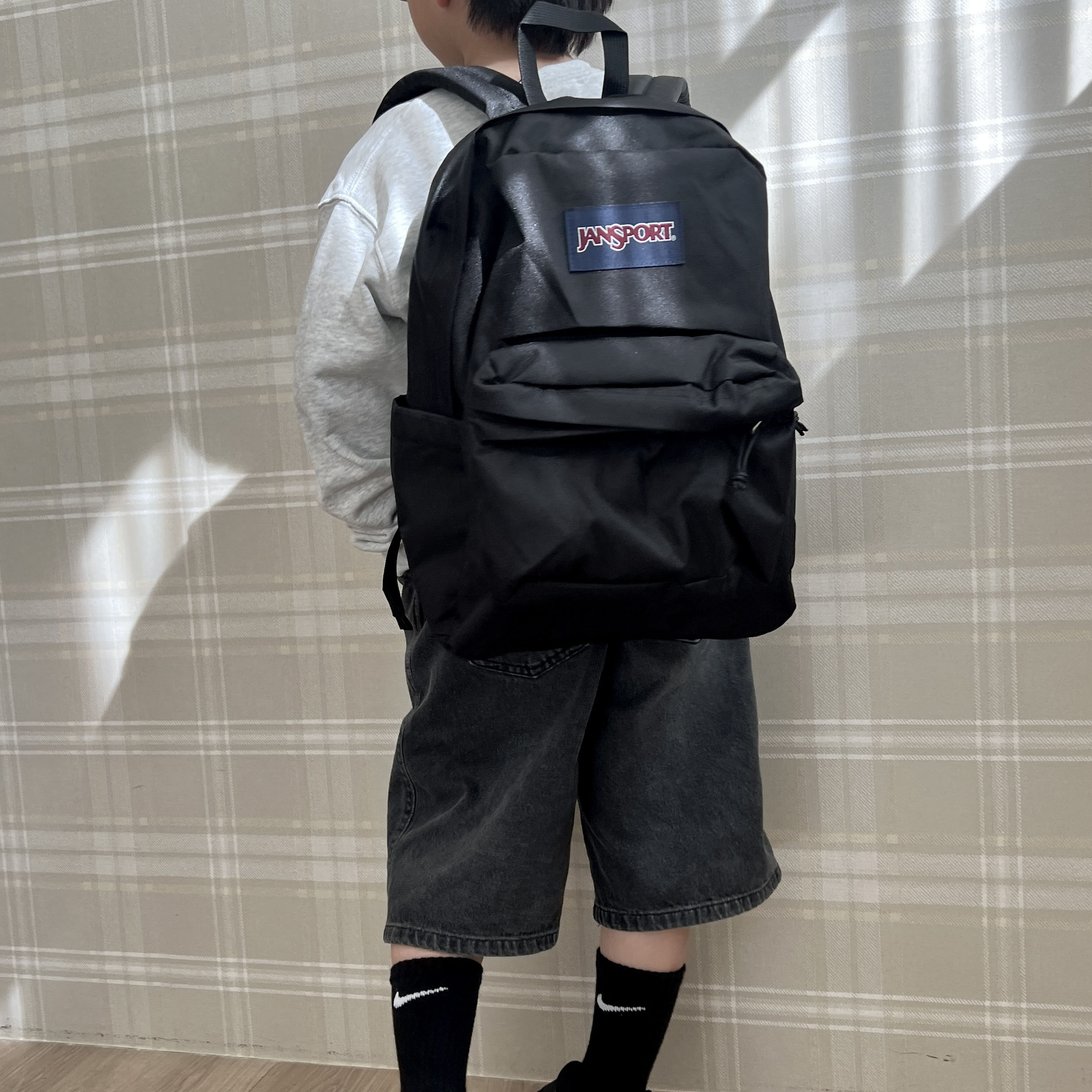 잔스포츠 백팩 책가방 크로스타운 슈퍼브레이크 초등 중고등학생 학원 여행 소풍가방 블랙 레드