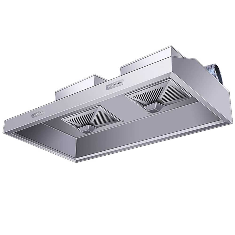 업소용 주방후드 스테인리스 강력 흡입 배기 시스템 150x80x48 듀얼팬 880W - 상품 이미지