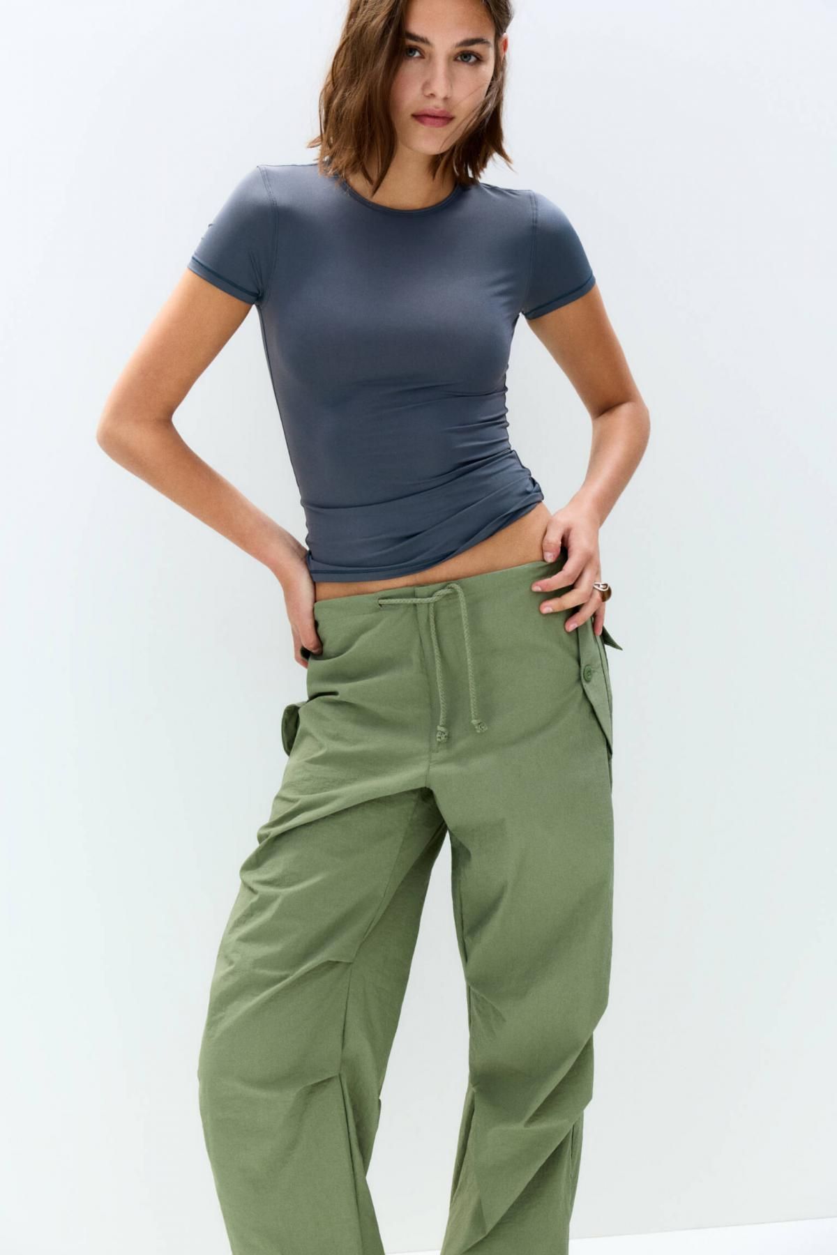 풀앤베어 폴리아미드 베이직 반팔 티셔츠 3245/313 NAVY - 상세 이미지 2
