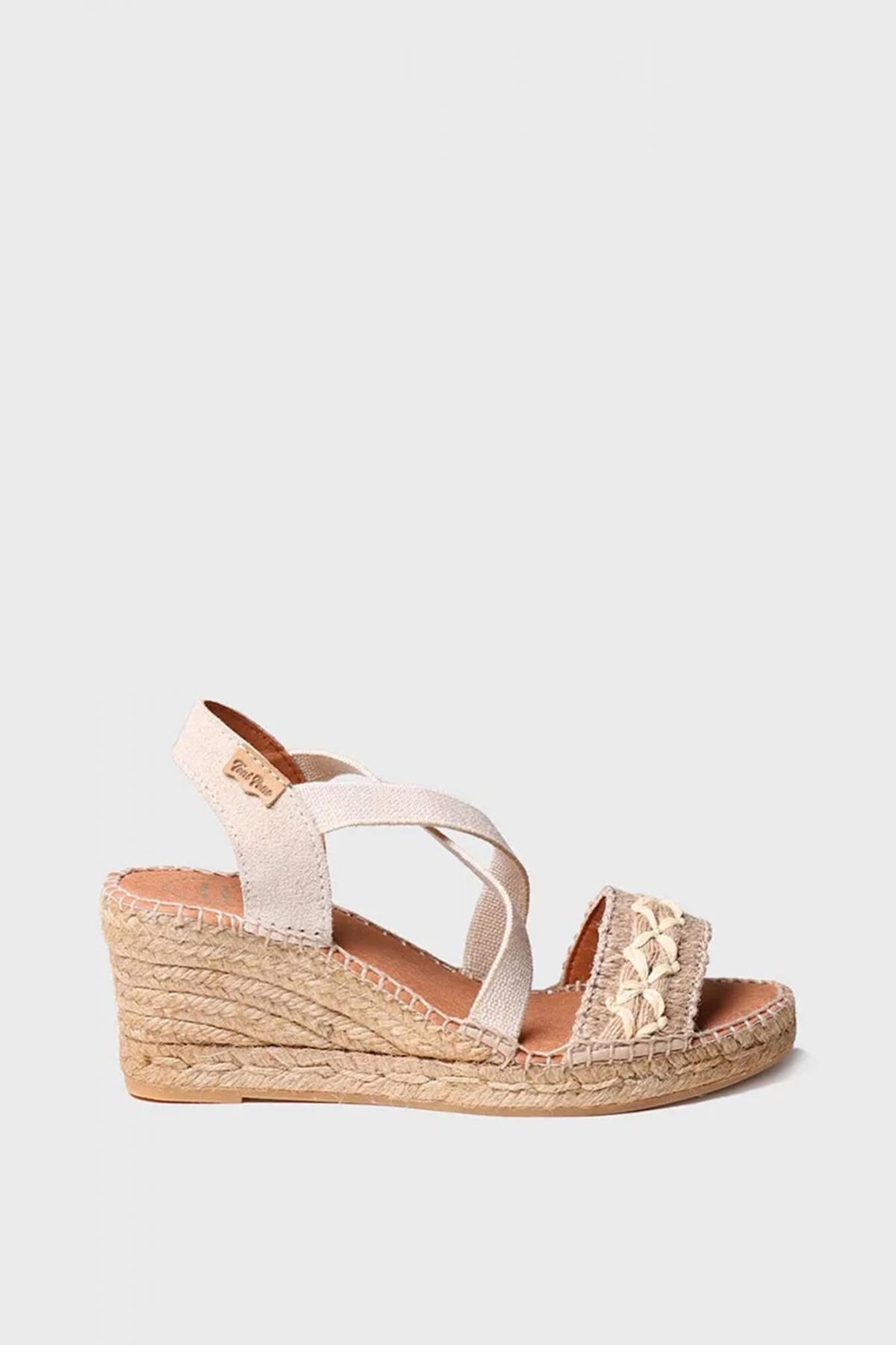 토니폰즈 에스파드류 웨지 스트랩샌들 7cm 9201900 BEIGE - 메인 이미지