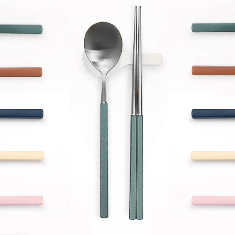 보겐 한식커트러리 수저세트 숟가락 젓가락 부부 세트 실버