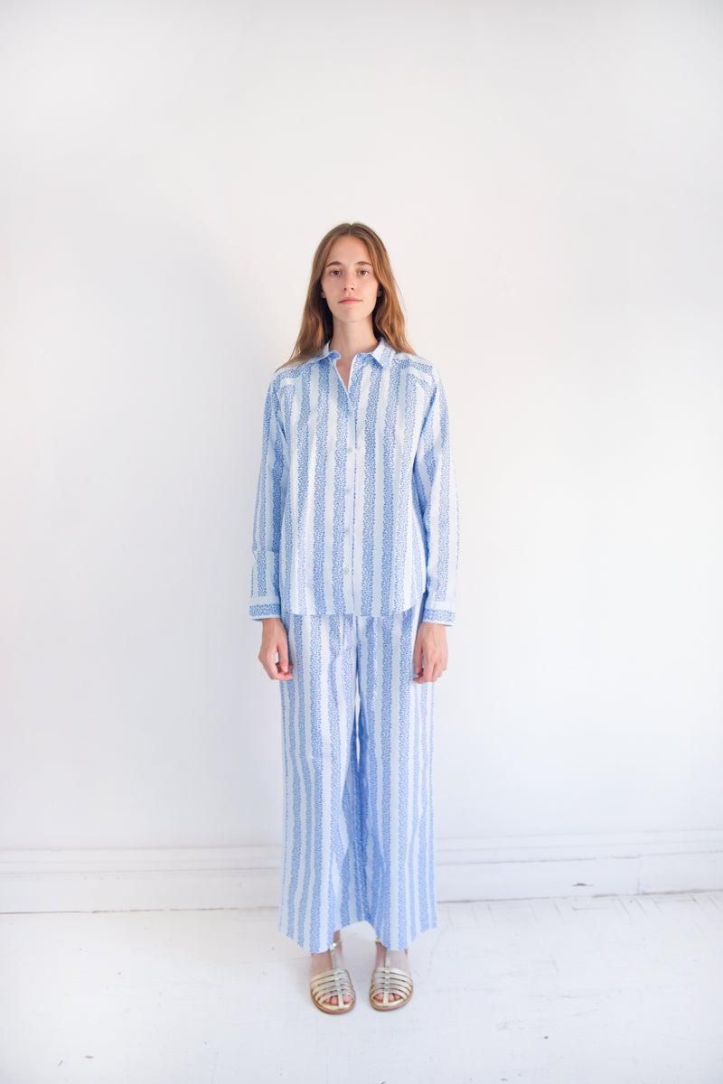 타이니코튼 스트라이프 와이드 팬츠 PANTALN FLOWERS SS25-653R33 ONE COLOR - 상세 이미지 2