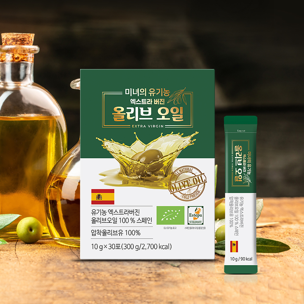 미녀의 올레샷 스틱 올리브오일+레몬즙 유기농 1개월 엑스트라버진 스페인산 28포, 1개 - 상세 이미지 4