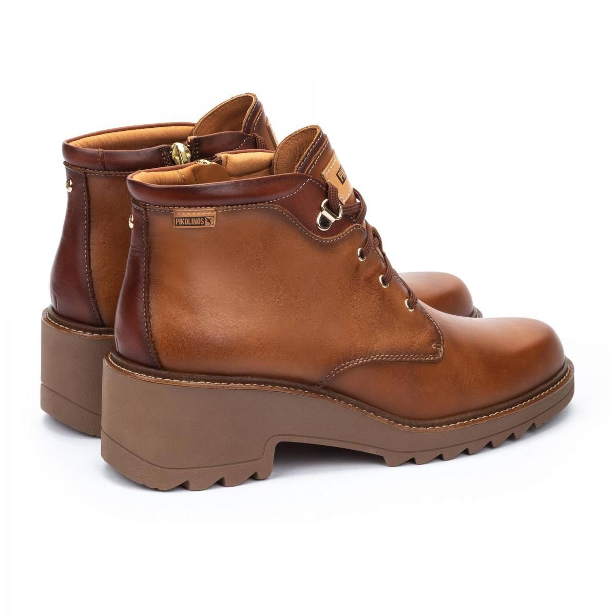 피콜리노스 베이직 레이스업 앵클부츠 ALCARAZ W7A-8555C1 BRANDY - 상세 이미지 4