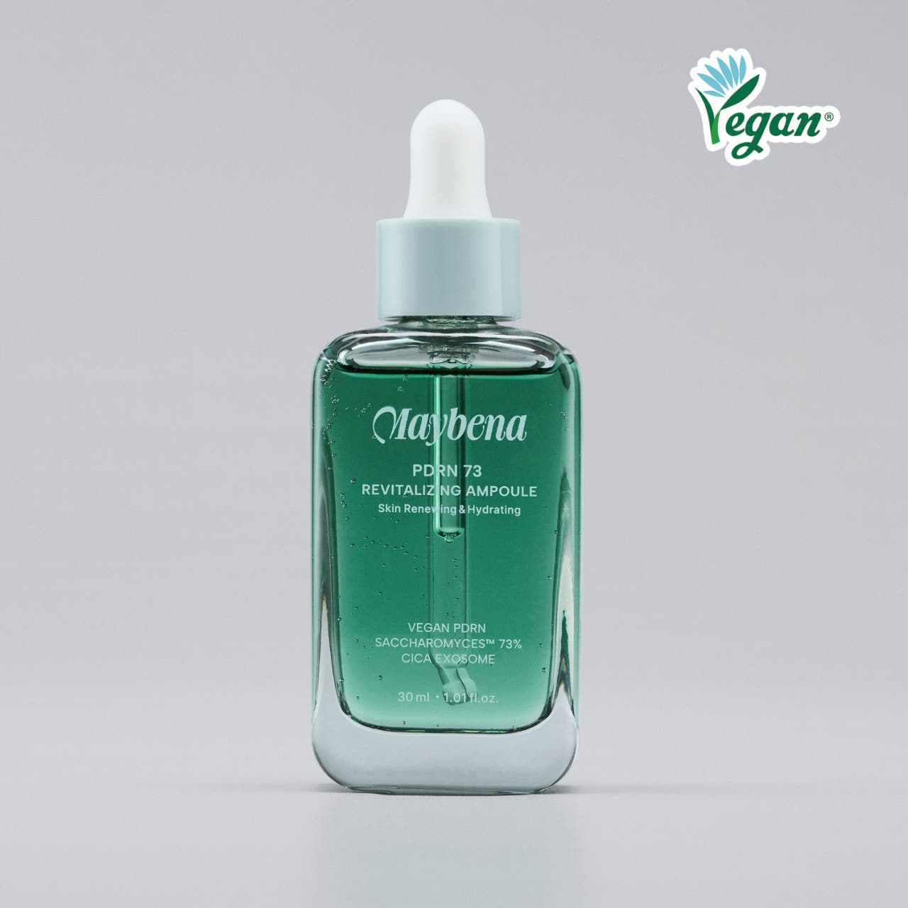 메이베나 PDRN73 리바이탈라이징 앰플 30ml 팔자 눈가 목 주름 흔적 재생 탄력 모공 제품 이미지