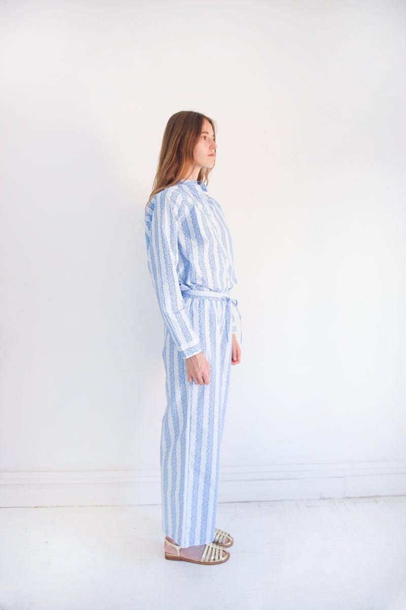 타이니코튼 스트라이프 와이드 팬츠 PANTALN FLOWERS SS25-653R33 ONE COLOR - 상세 이미지 5