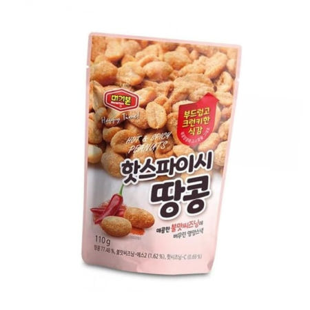 MBRF협력 머거본 핫스파이시 땅콩 마른안주 맥주안주 간단 110g