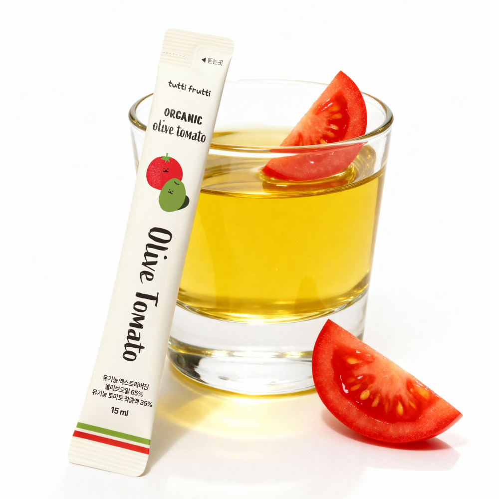 뚜띠프루티 올토샷 유기농 엑스트라버진 공복 올리브오일 토마토 스틱 210ml 3개 상품 이미지