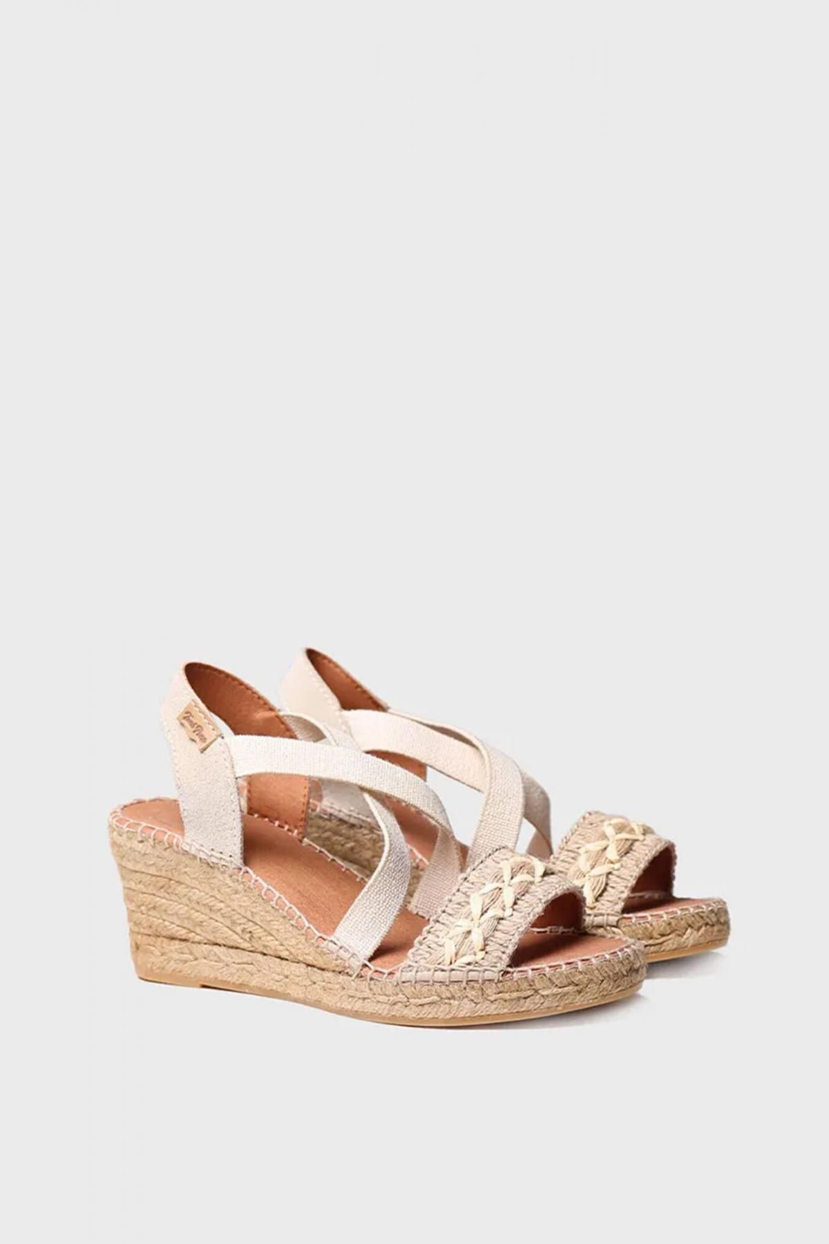 토니폰즈 에스파드류 웨지 스트랩샌들 7cm 9201900 BEIGE - 상세 이미지 3