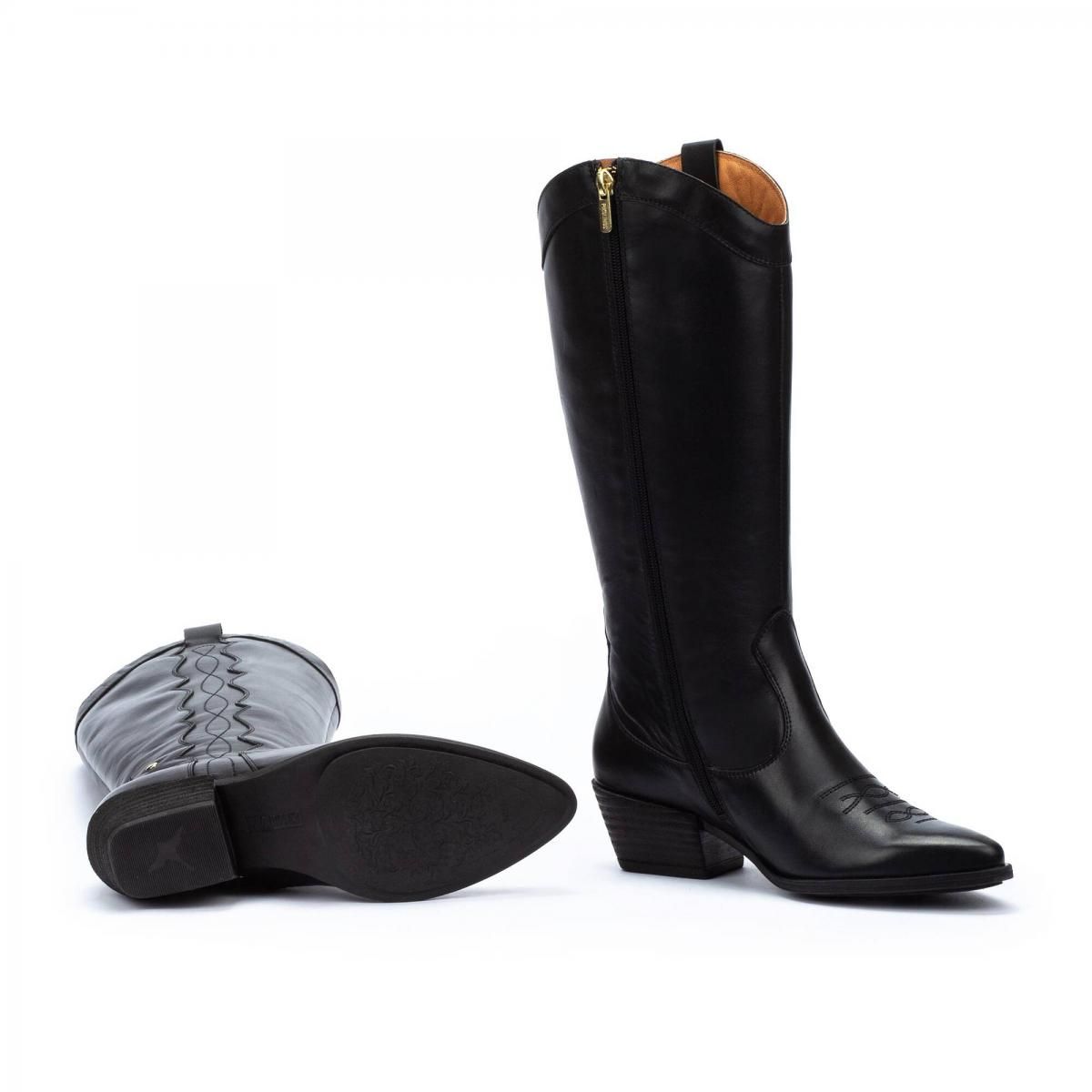 피콜리노스 웨스턴 카우걸 스타일 롱부츠 VERGEL W5Z-9546 BLACK - 상세 이미지 5