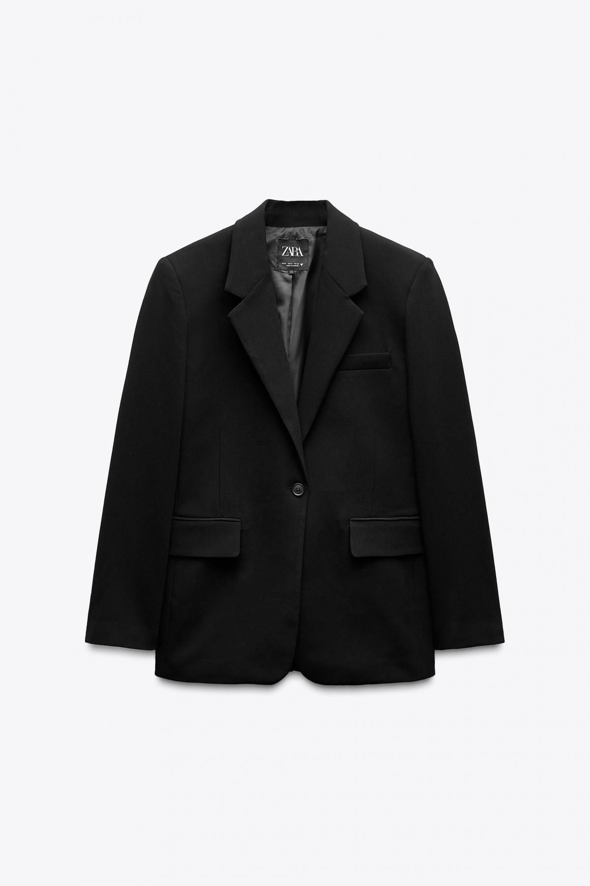 자라 베이직 블레이저 1255/887 BLACK - 메인 이미지