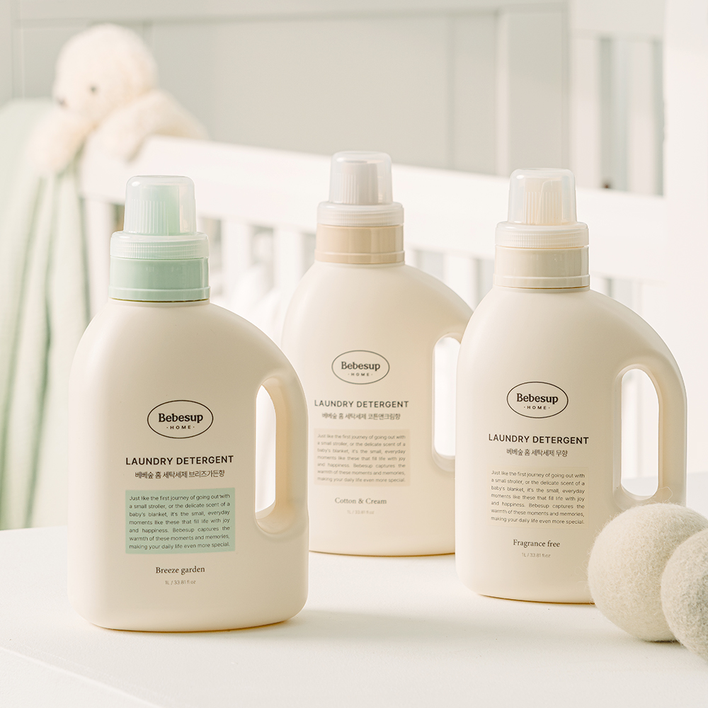 베베숲 (1+1) 이지캡형 세탁세제 1L 향선택