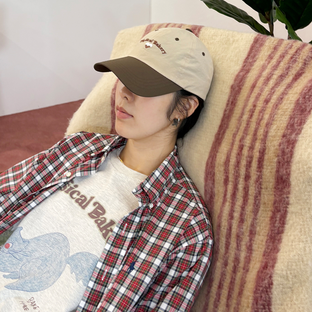 [밤 과수원 에디션] 피지컬베이커리 가을 밤팔티 햇밤 고양이 오버핏 반팔 빈티지 티 슬래커코어 오트밀, L 이미지 7