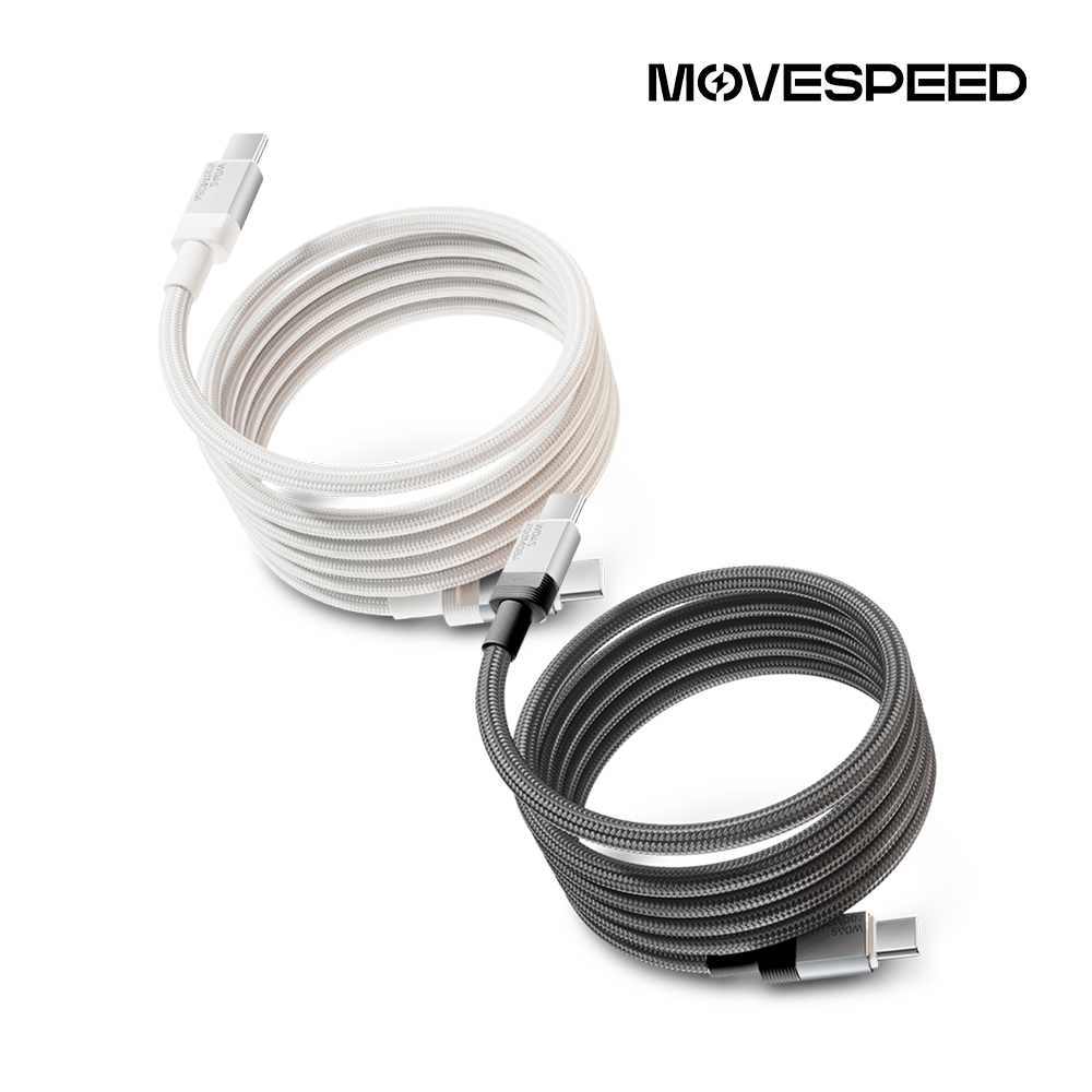 무브스피드 240W USB-C to C 마그네틱 충전 케이블 120cm MSC03 - 상품 이미지