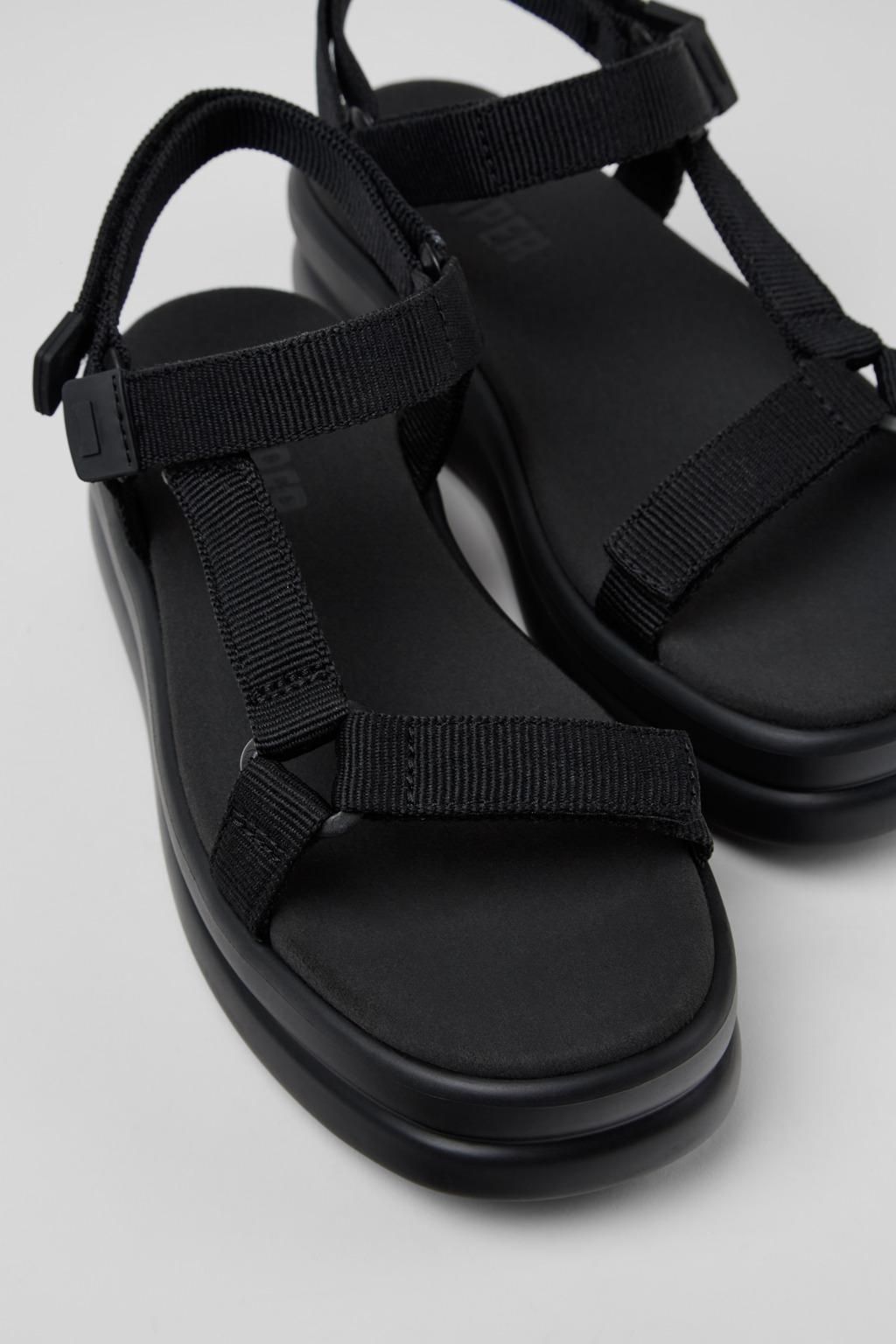 캠퍼 친환경 레트로 스트랩 샌들 Pelotas Flota Up 블랙 K201726-001 BLACK - 상세 이미지 2