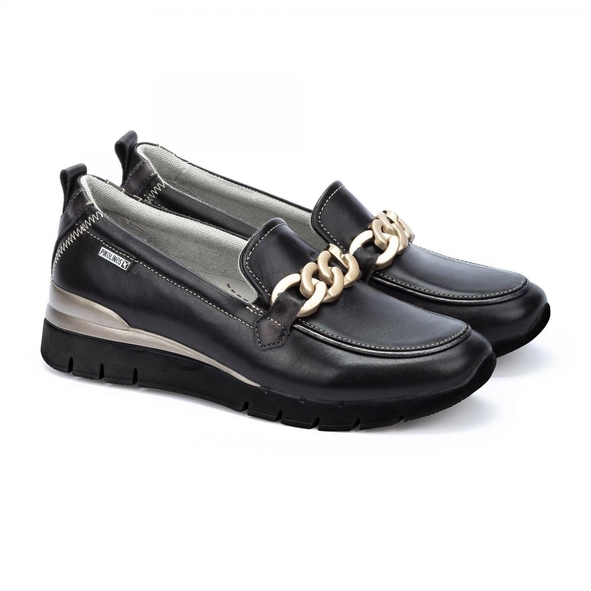 피콜리노스 컴포트 골드체인 베이직 로퍼 CANTABRIA W4R-3695C2 BLACK - 상세 이미지 2