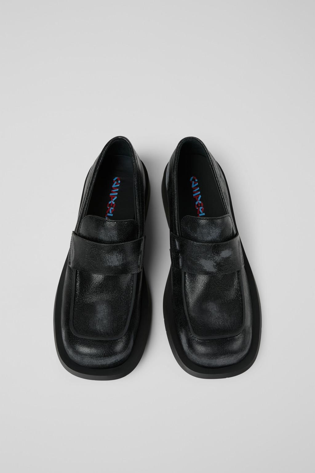 캠퍼 클래식 블랙 레더 로퍼 Mil 1978 A500003-021 BLACK - 상세 이미지 4