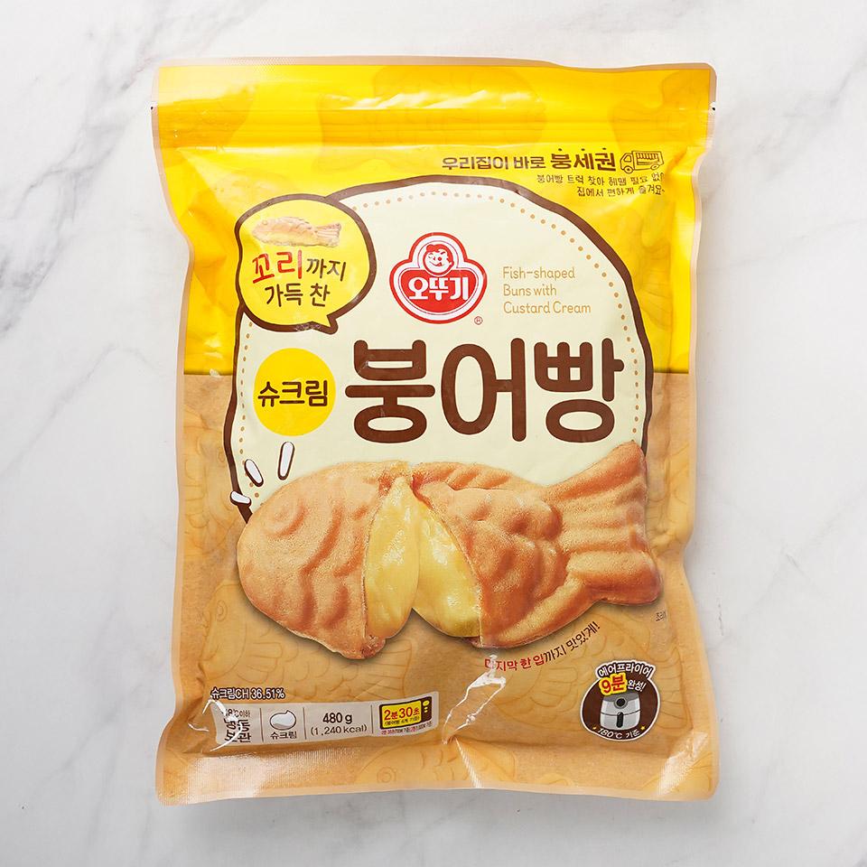 메가마트 오뚜기 꼬리까지 가득찬 슈크림 붕어빵 480g - 상세 이미지 2