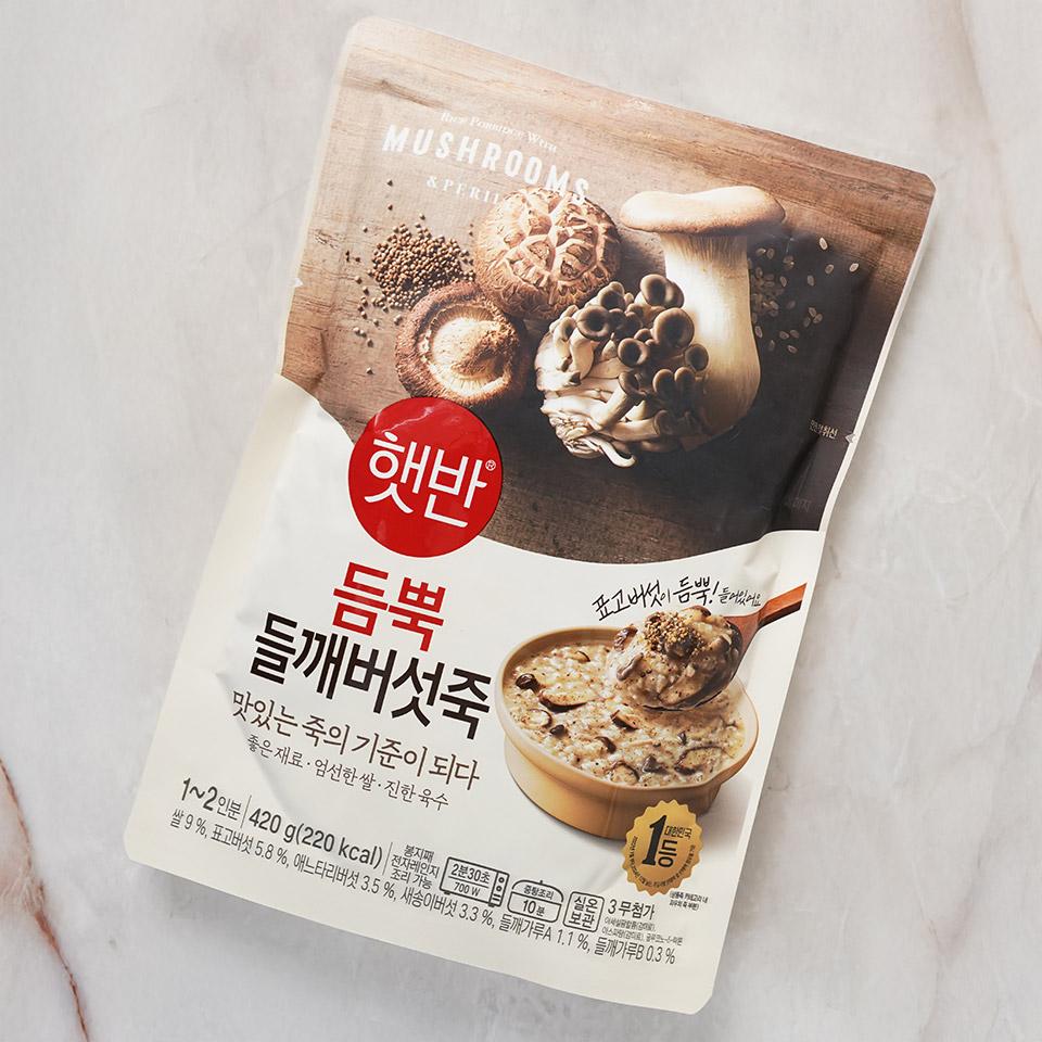 메가마트 CJ 햇반 듬뿍 들깨버섯죽 420g - 상세 이미지 2