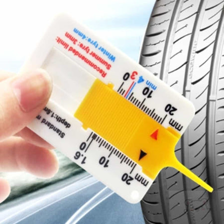 YWstore 타이어 마모 측정기 뎁스게이지