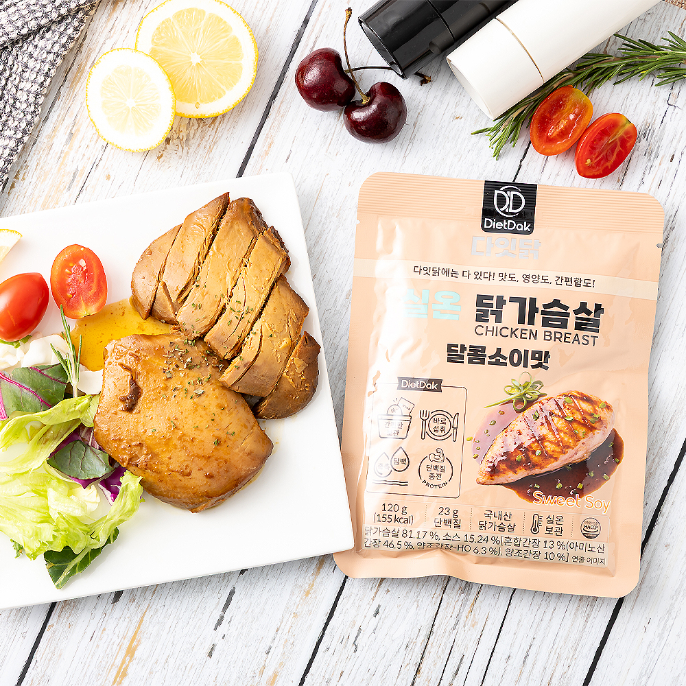 [오늘특가] 다잇닭 실온 닭가슴살 달콤소이맛, 120g, 30개 - 상세 이미지 5