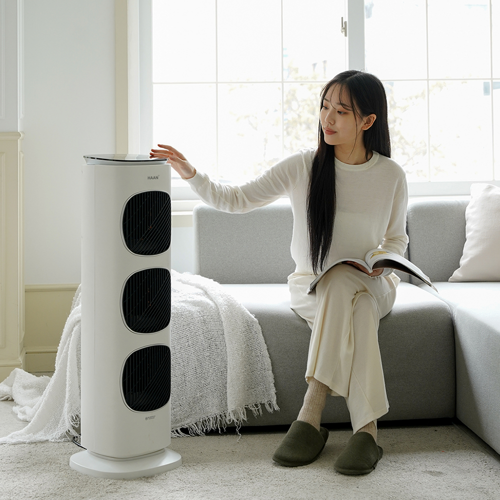 한경희 3단 개별 파워난방 리모컨형 PTC 온풍기 GF-FN14200 - 상세 이미지 5