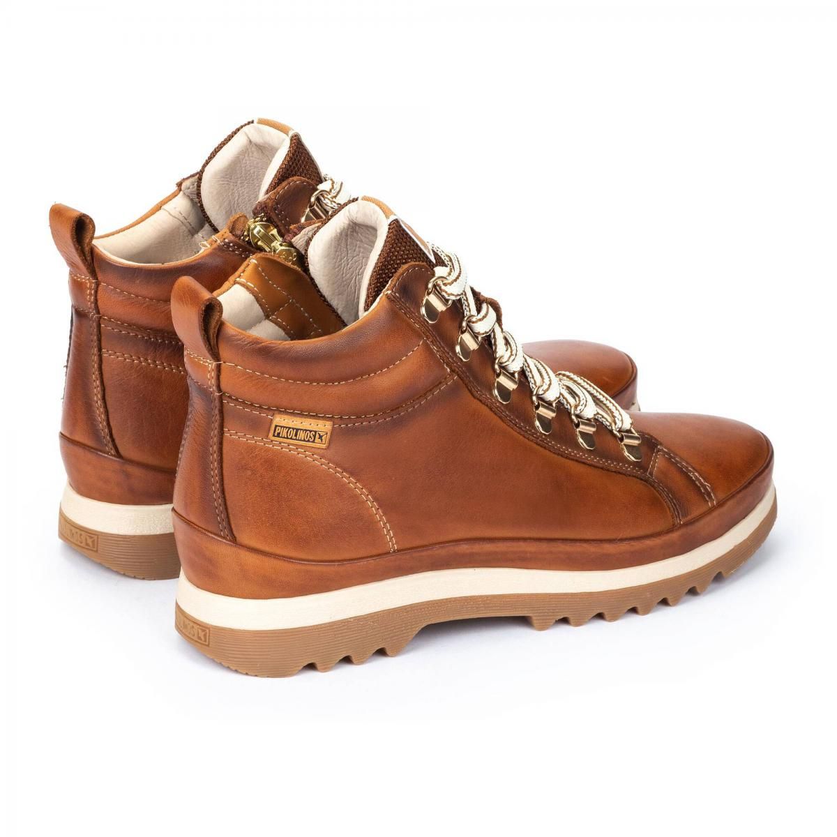 피콜리노스 트레킹 레더 앵클부츠 VIGO W3W-N8564ST BRANDY - 상세 이미지 4