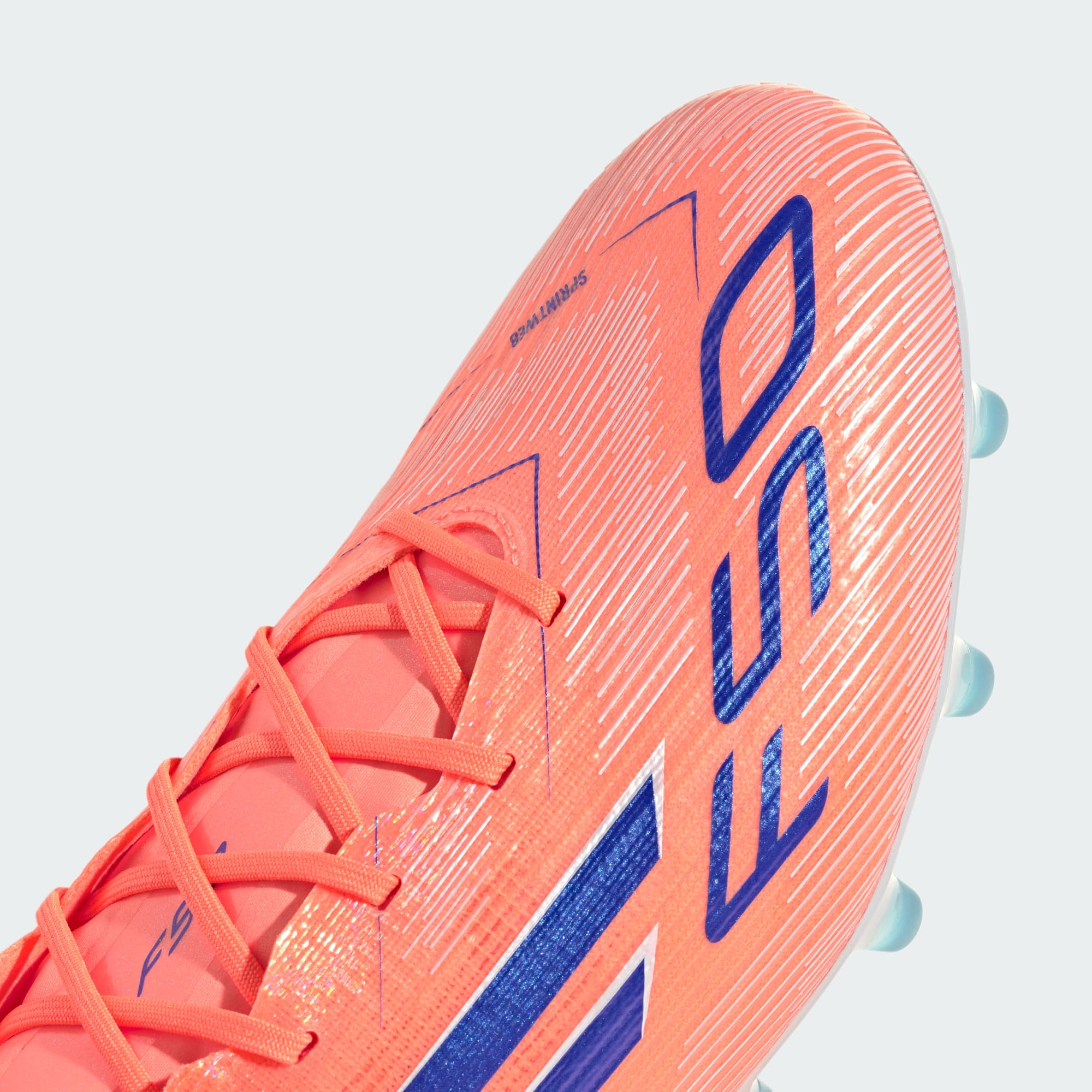 F50 Elite AG Cleats (Coral Blaze Pack) Beam Orange, US 13 - 상세 이미지 3