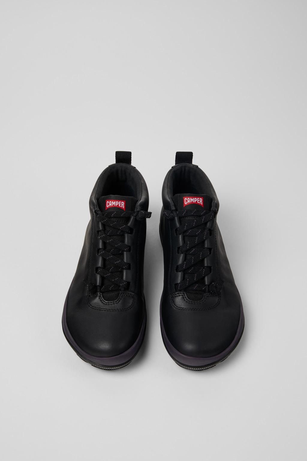 캠퍼 테크니컬 방수 블랙 가죽 고어텍스 앵클부츠 Pista K400481-020 BLACK - 상세 이미지 4