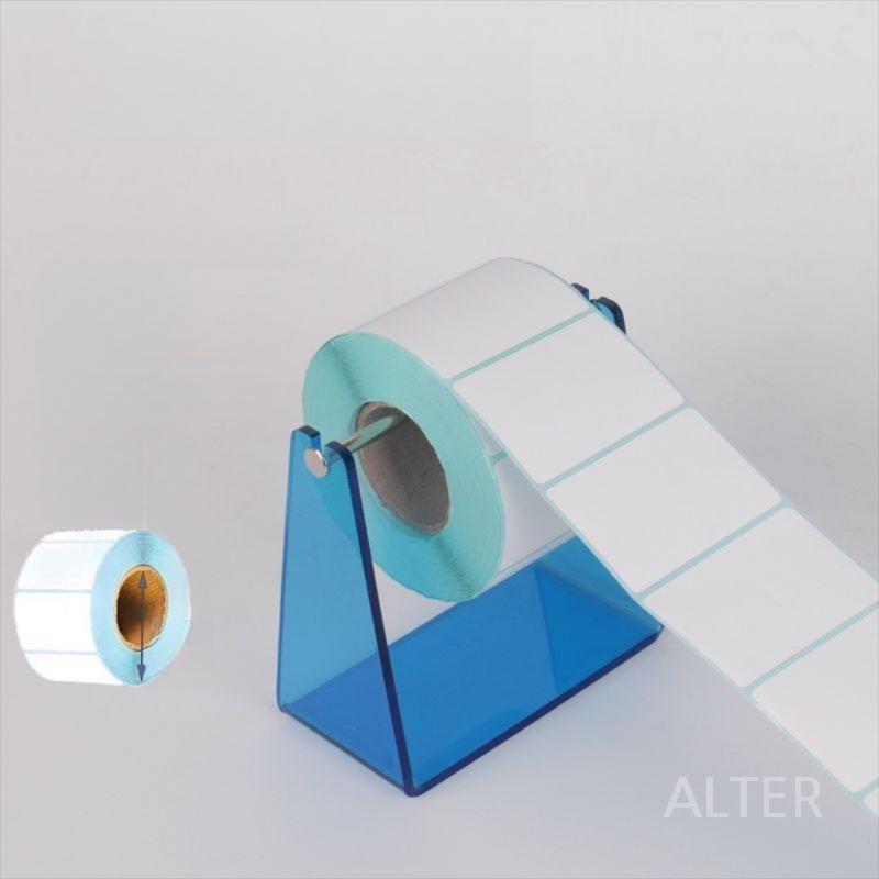 라벨 롤 라벨지 거치대 택배 스티커 송장 프린터 2in1 PVC 화이트 - 상세 이미지 3