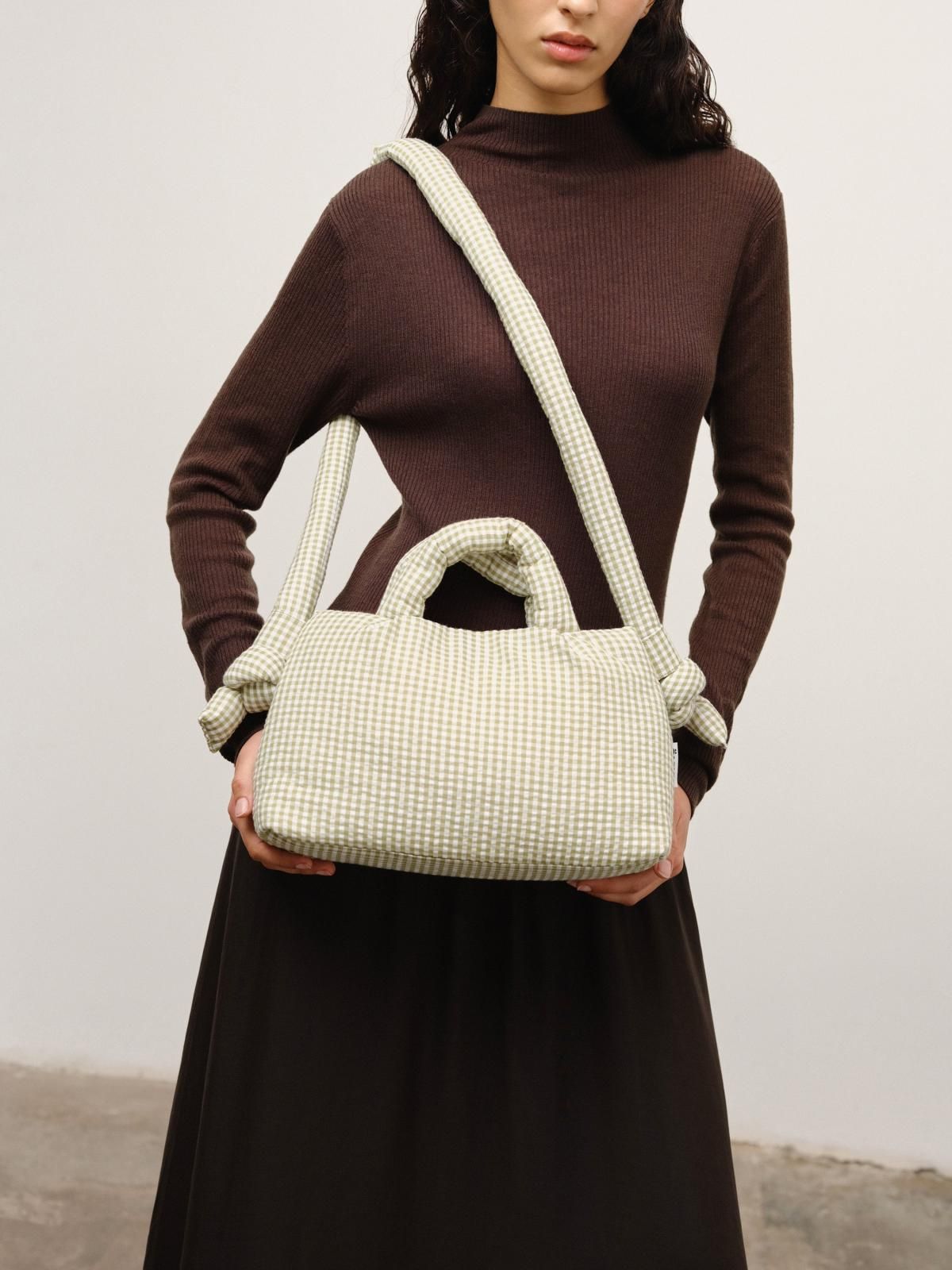 올랜드 소프트 미니멀 미니 소프트백 MiniOna 54836126122319 VICHY GREEN - 상세 이미지 2